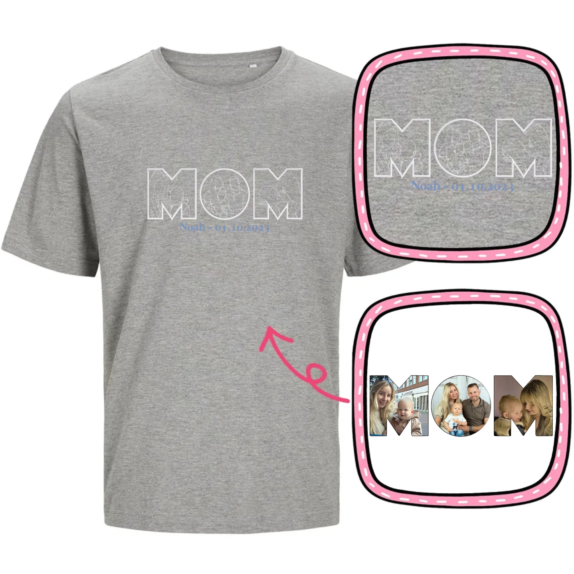 T-Shirt-Grey