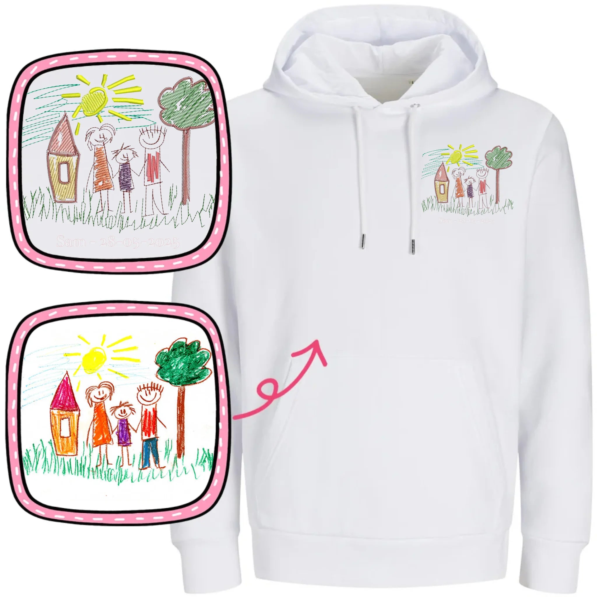 Hoodie-DoublePreview White 1