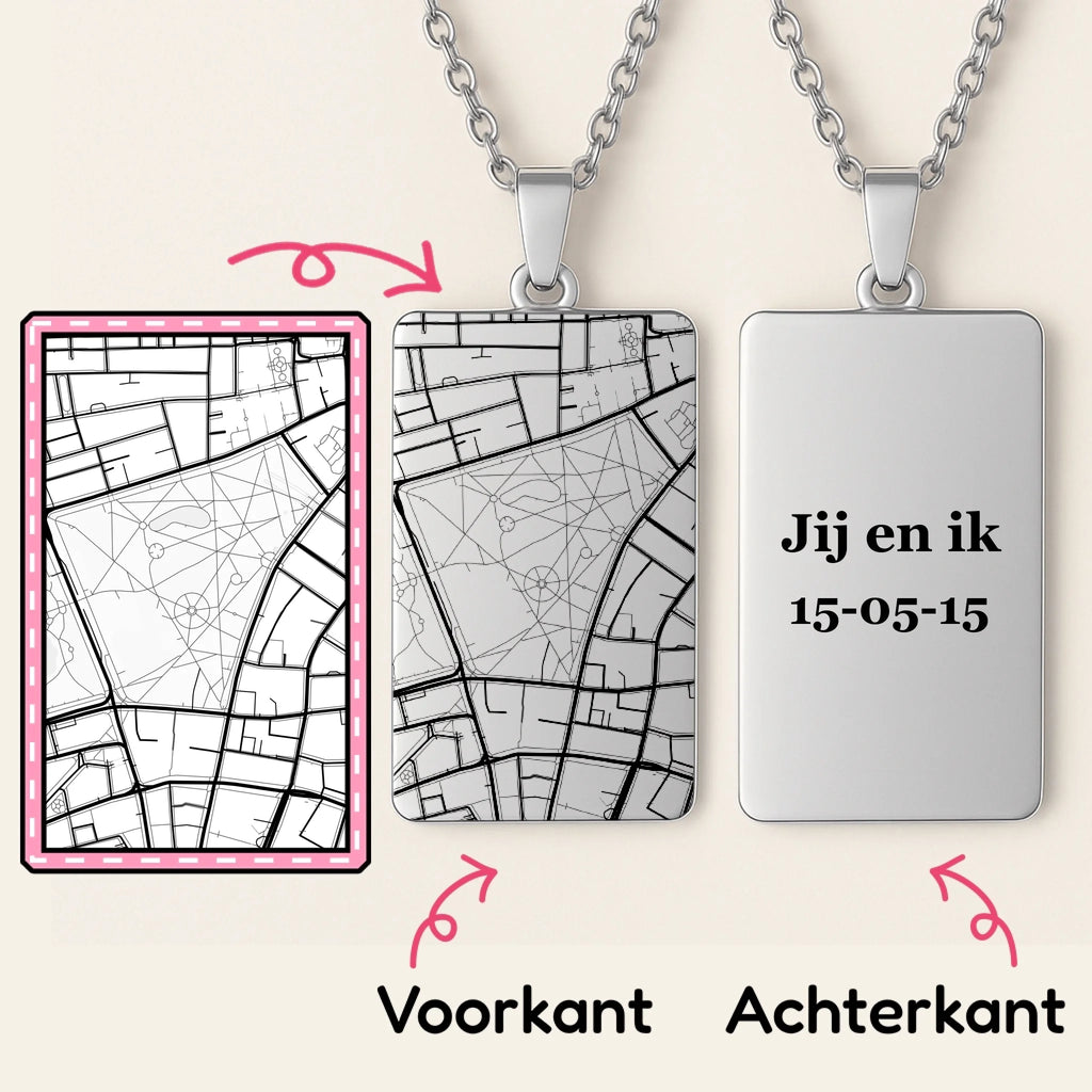 Map Mock-up Silver