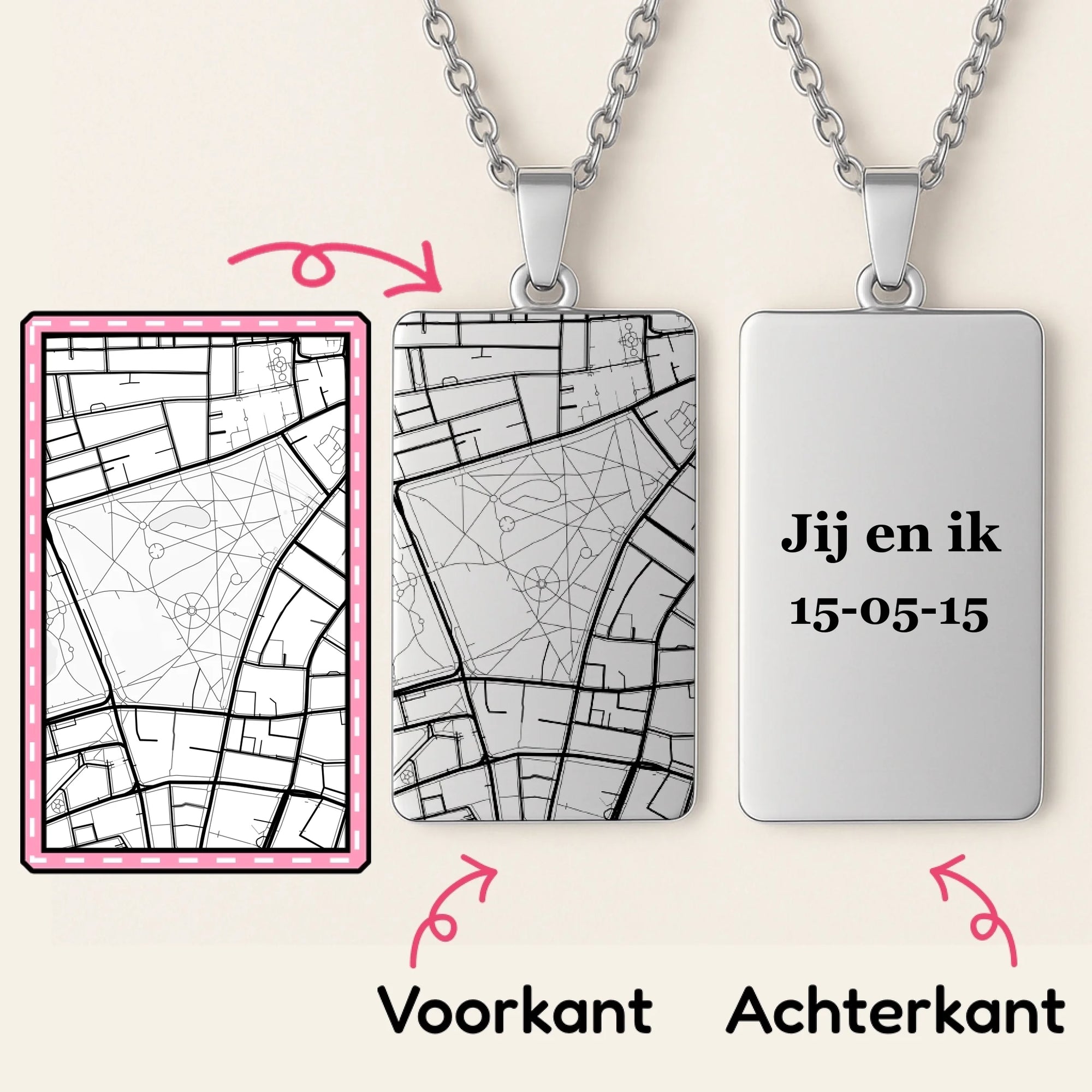 Map Mock-up Silver