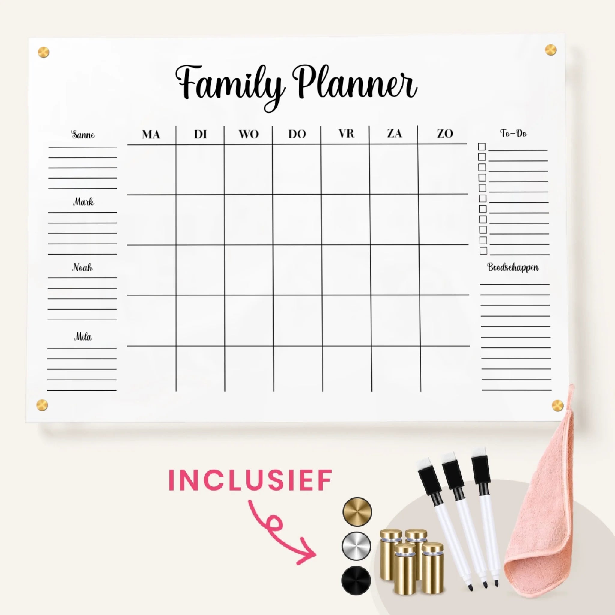 Plexi Planner with included NL 70x50