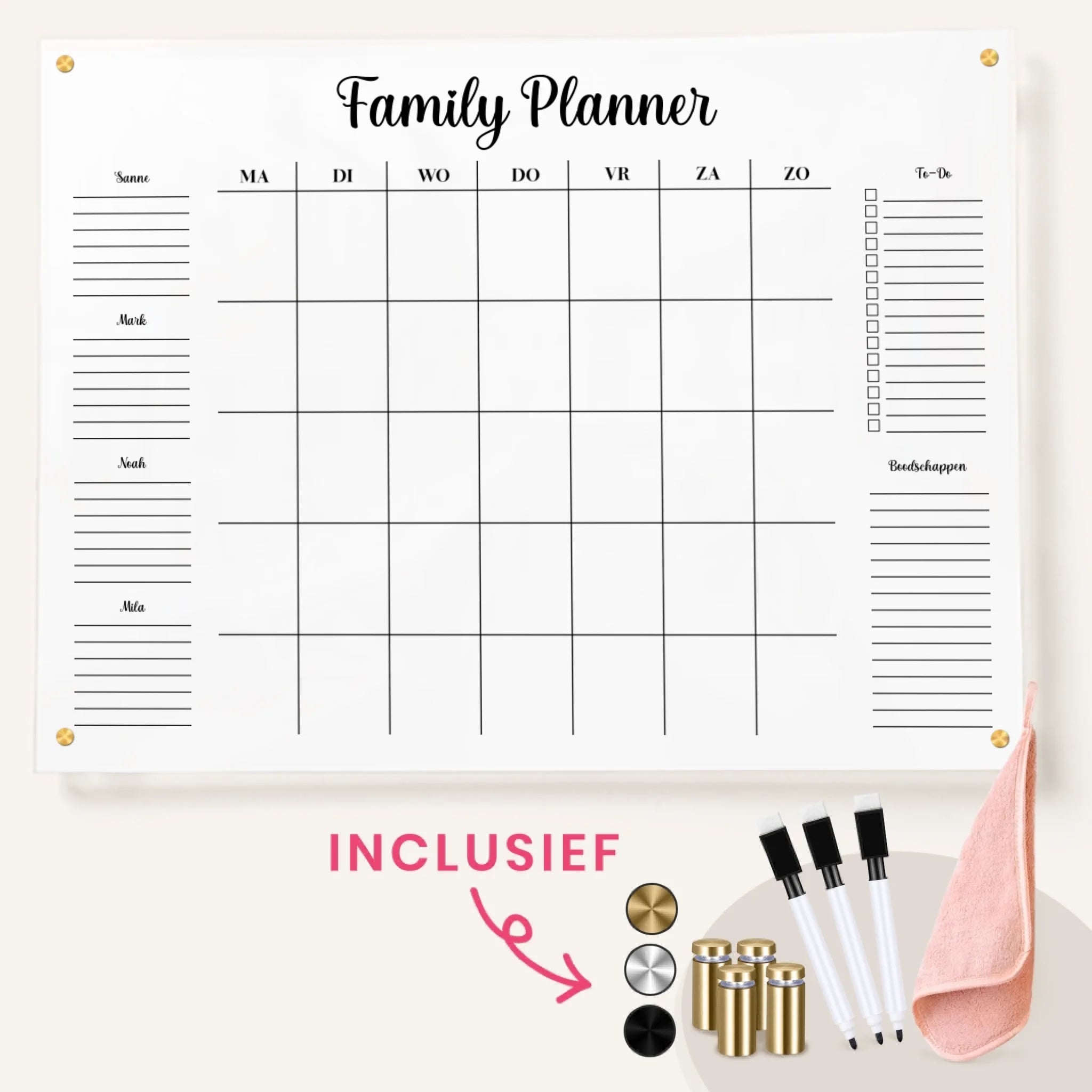 Plexi Planner with included NL 80x60