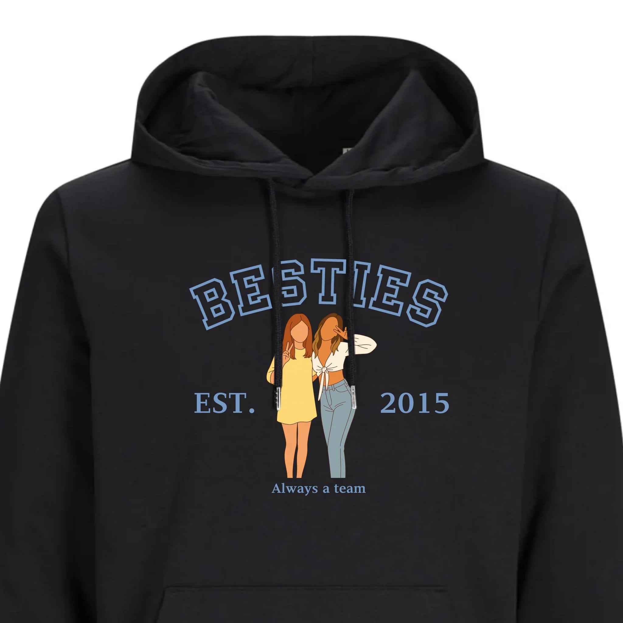 Hoodie met eigen Foto en Titel