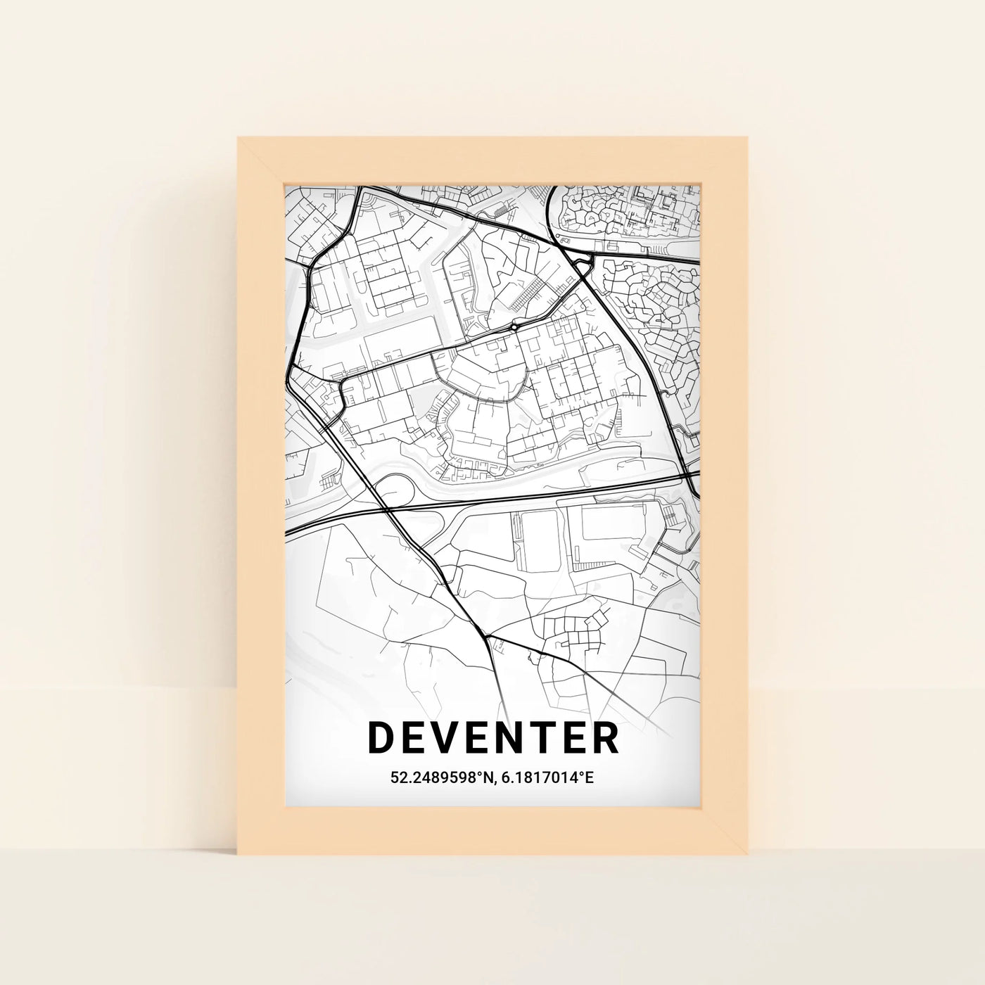 Stadskaart Poster met Eigen Locatie