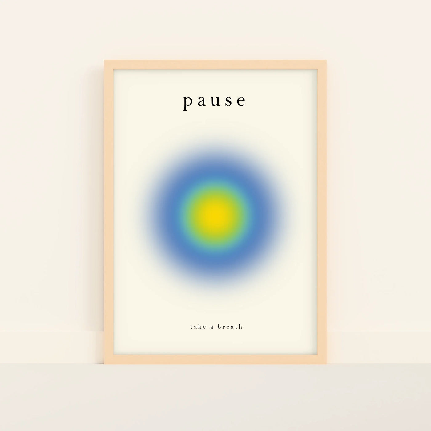 Aura Poster met eigen Kleuren en Tekst
