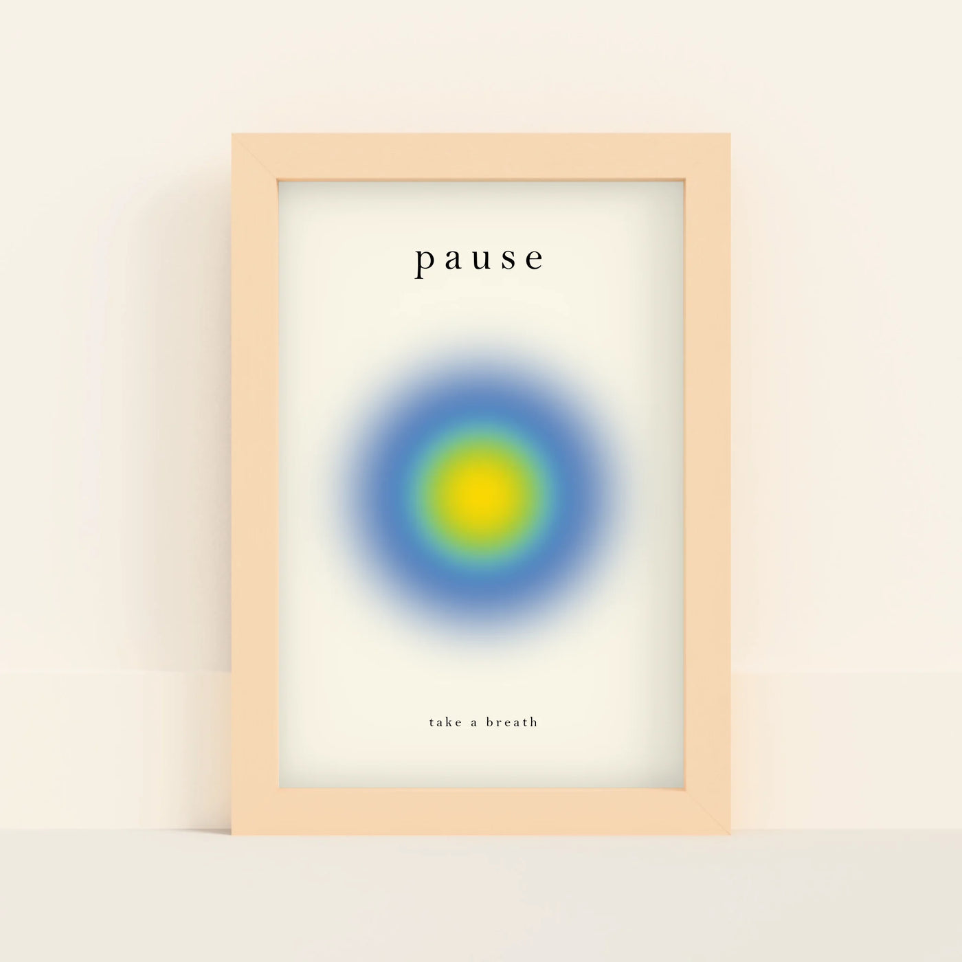 Aura Poster met eigen Kleuren en Tekst