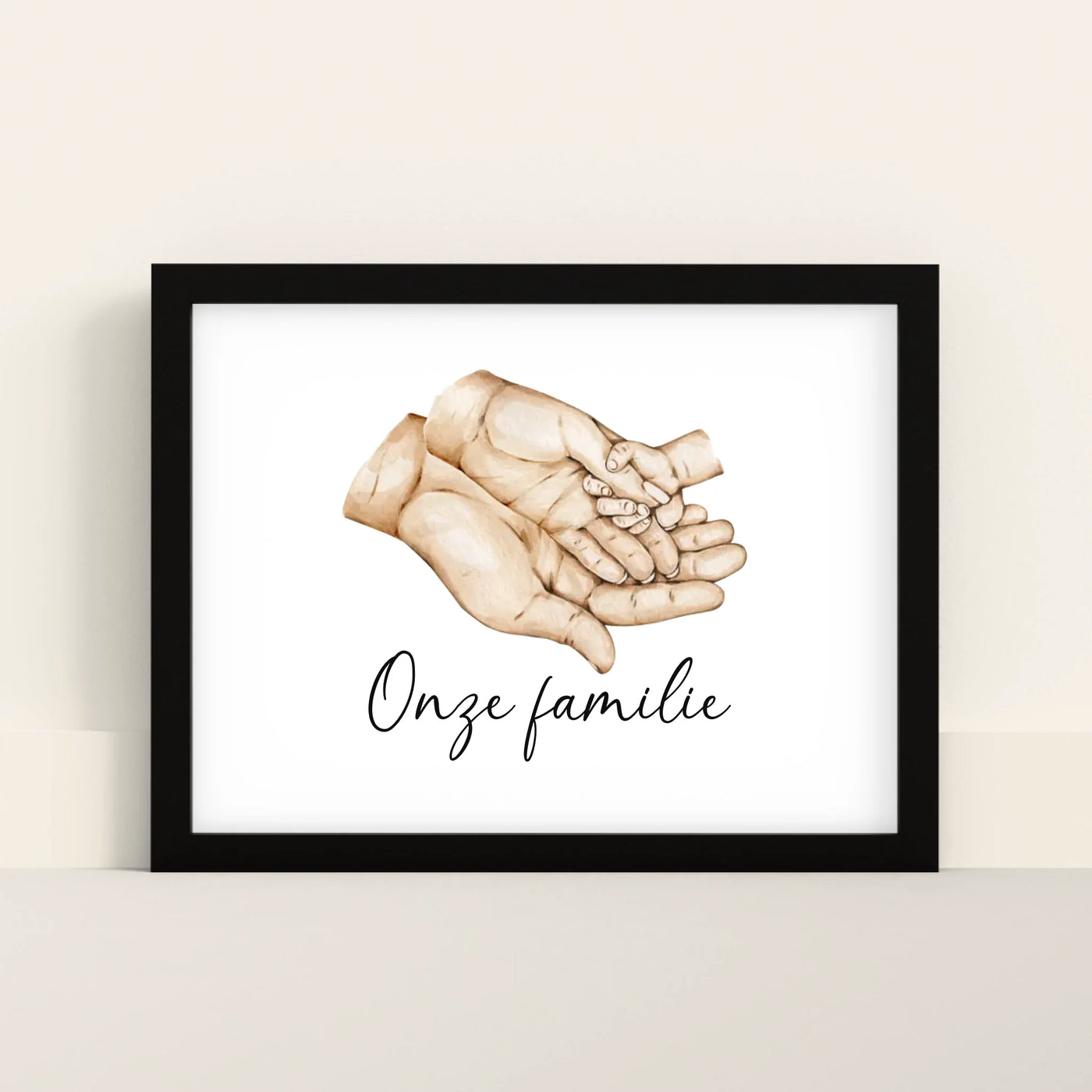 Familieportret Handen & Poten Poster