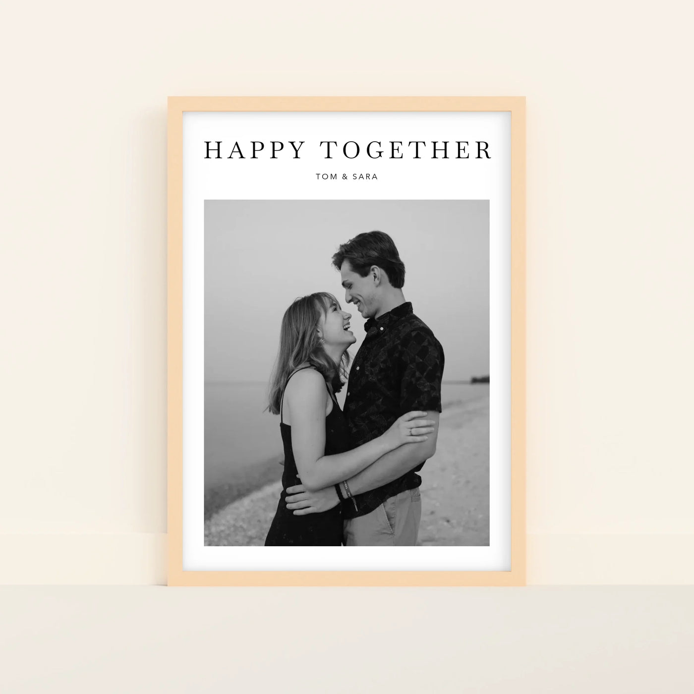 Happy Together Poster met Foto en Tekst