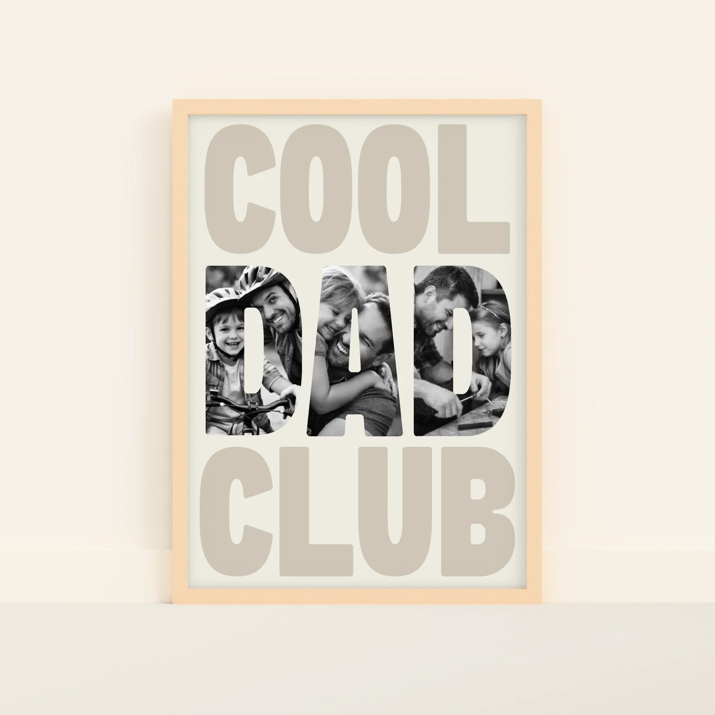 Cool Dad Club Poster met Foto's