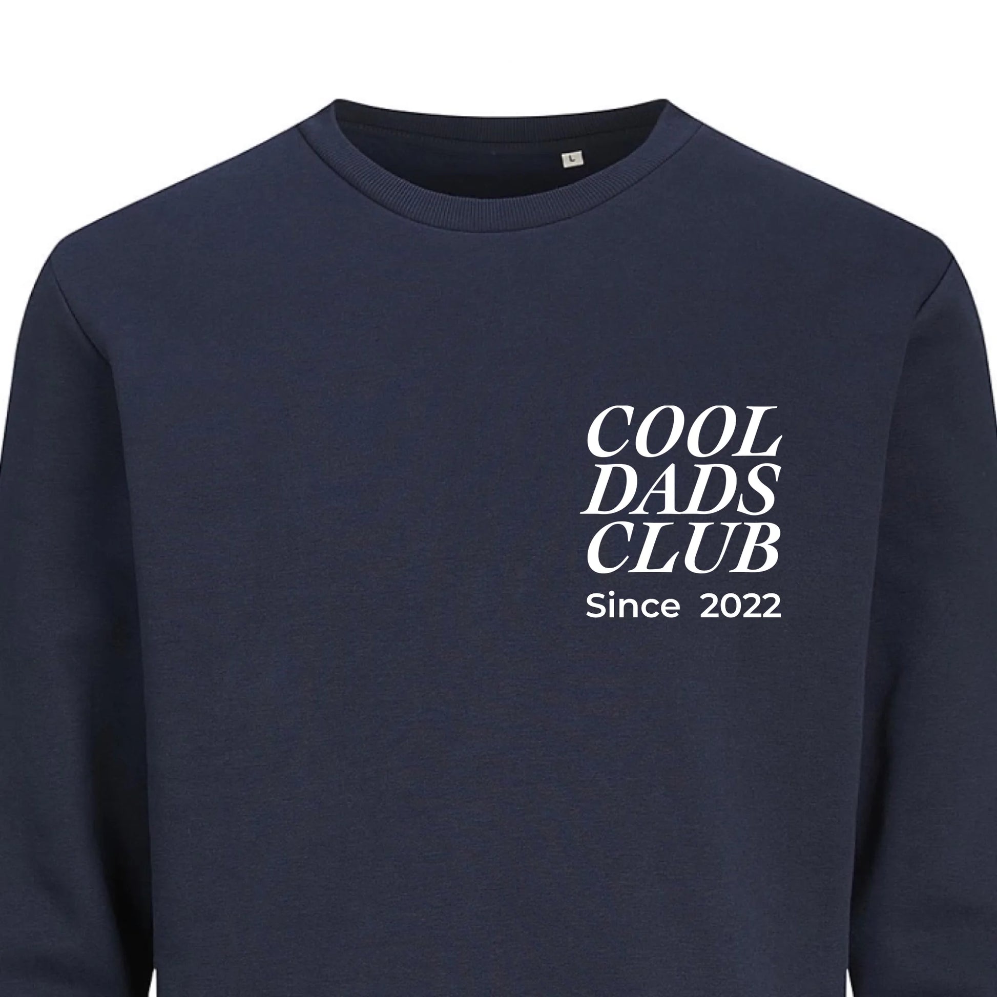 Cool Dads Club Geborduurde Sweater met Jaartal