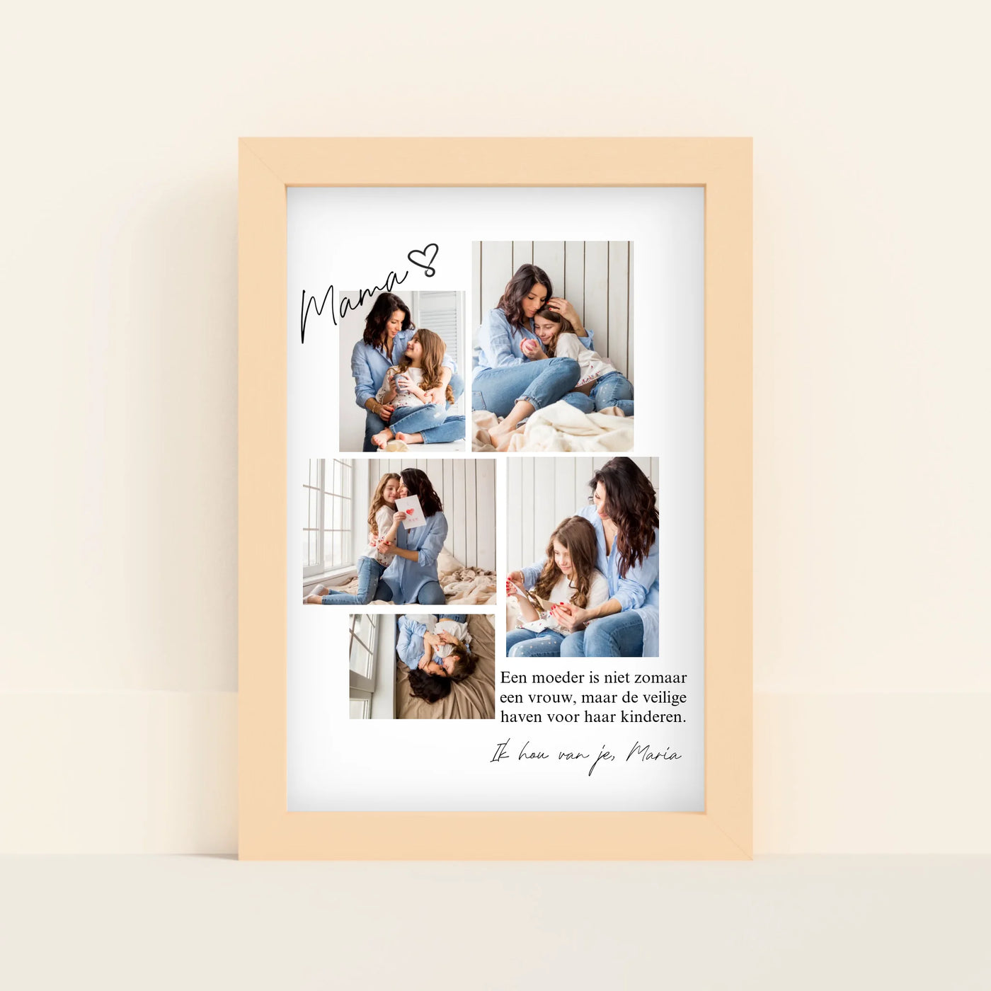 Mozaïek Mama Fotoposter met Foto's