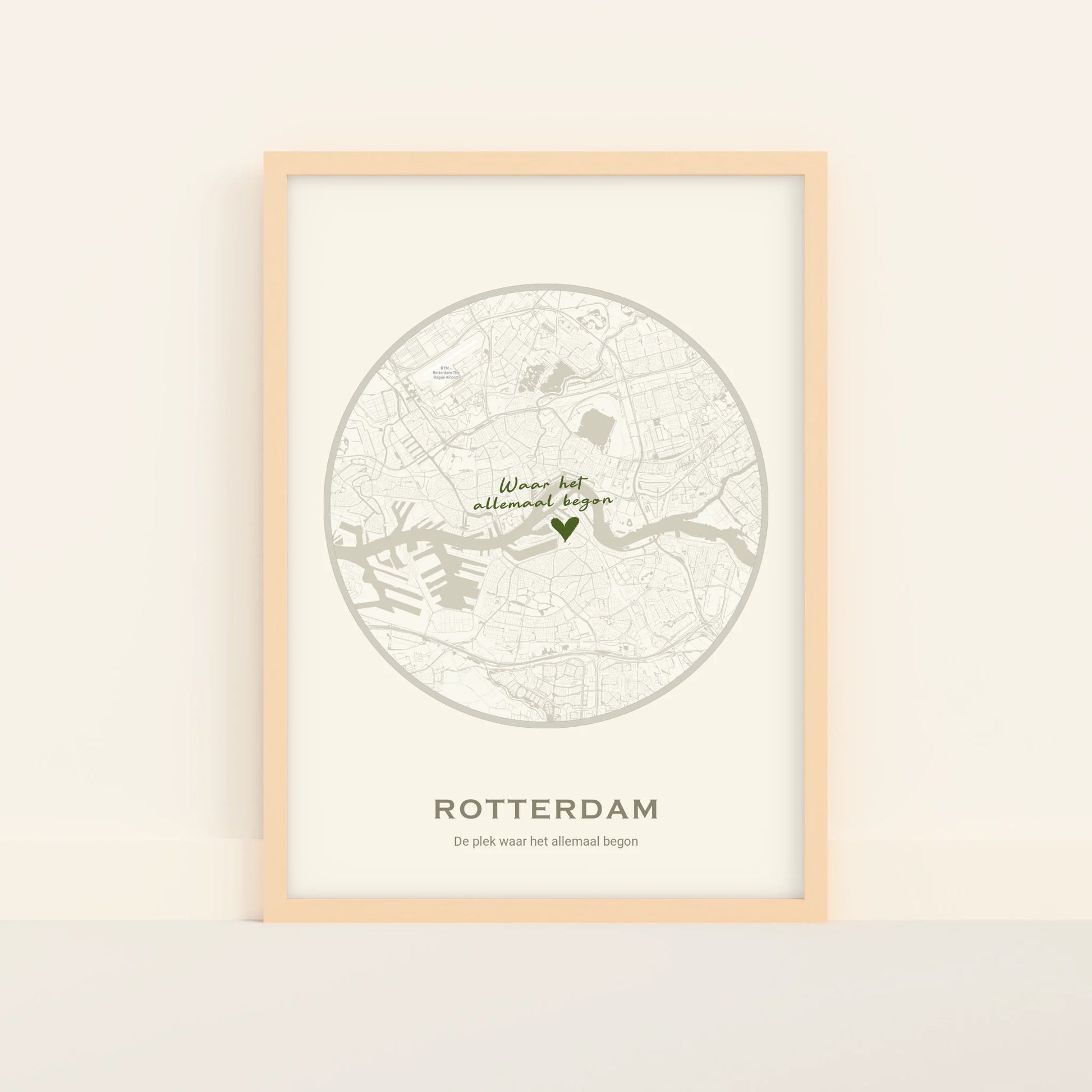 Waar Het Allemaal Begon Poster met Locatie en Tekst
