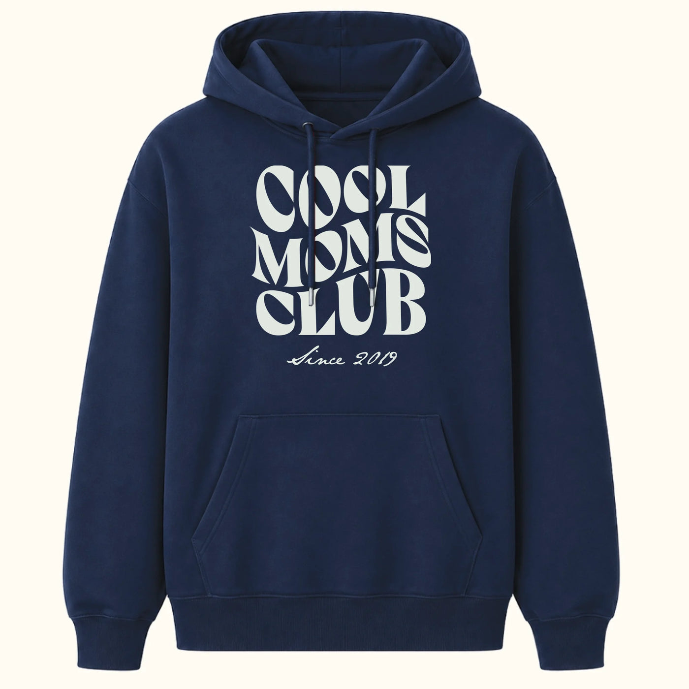 Cool Moms Club Hoodie met Jaartal