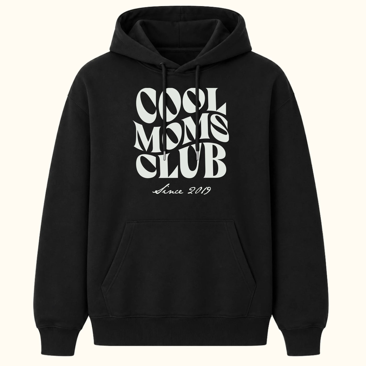 Cool Moms Club Hoodie met Jaartal