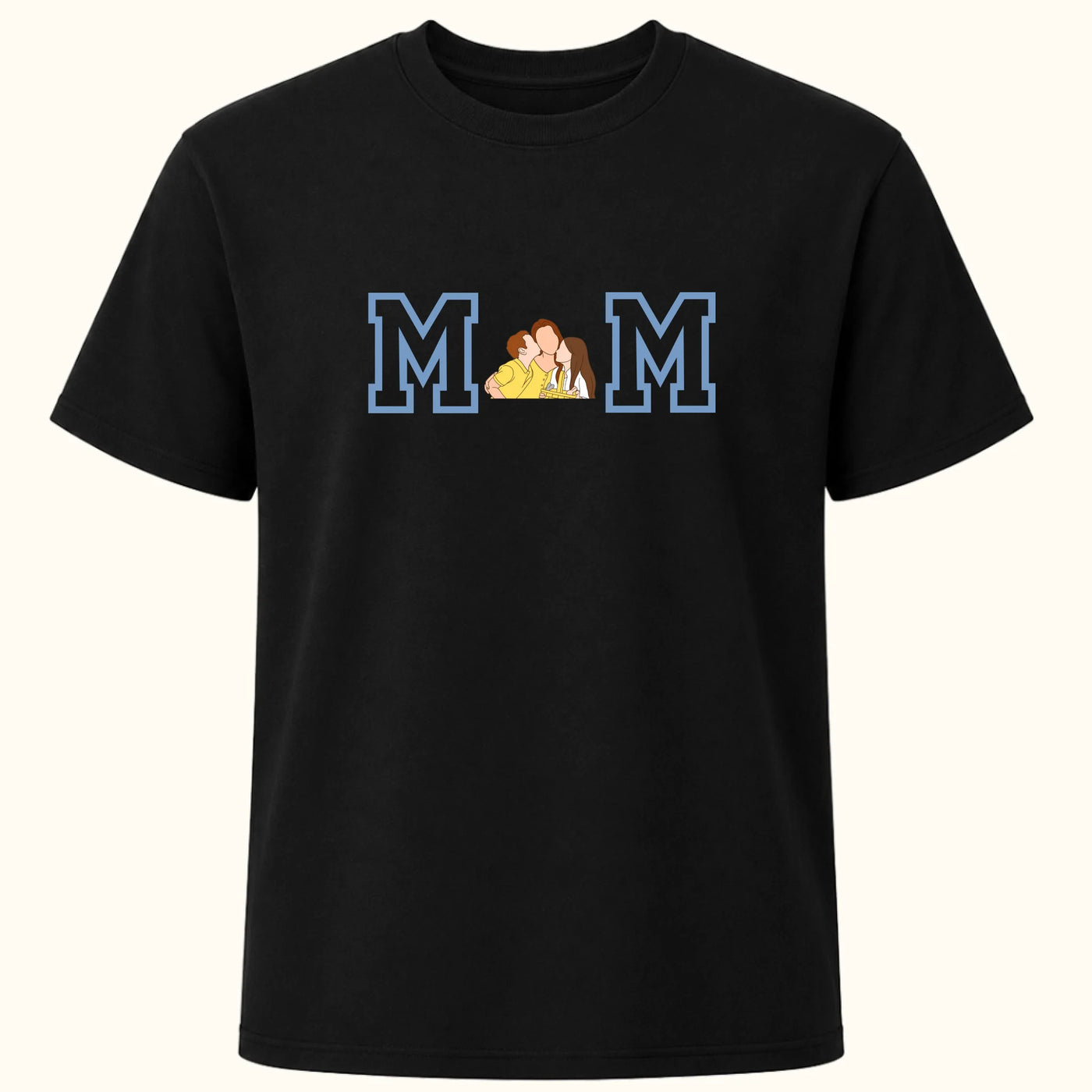 Mom T-shirt met Foto Illustratie