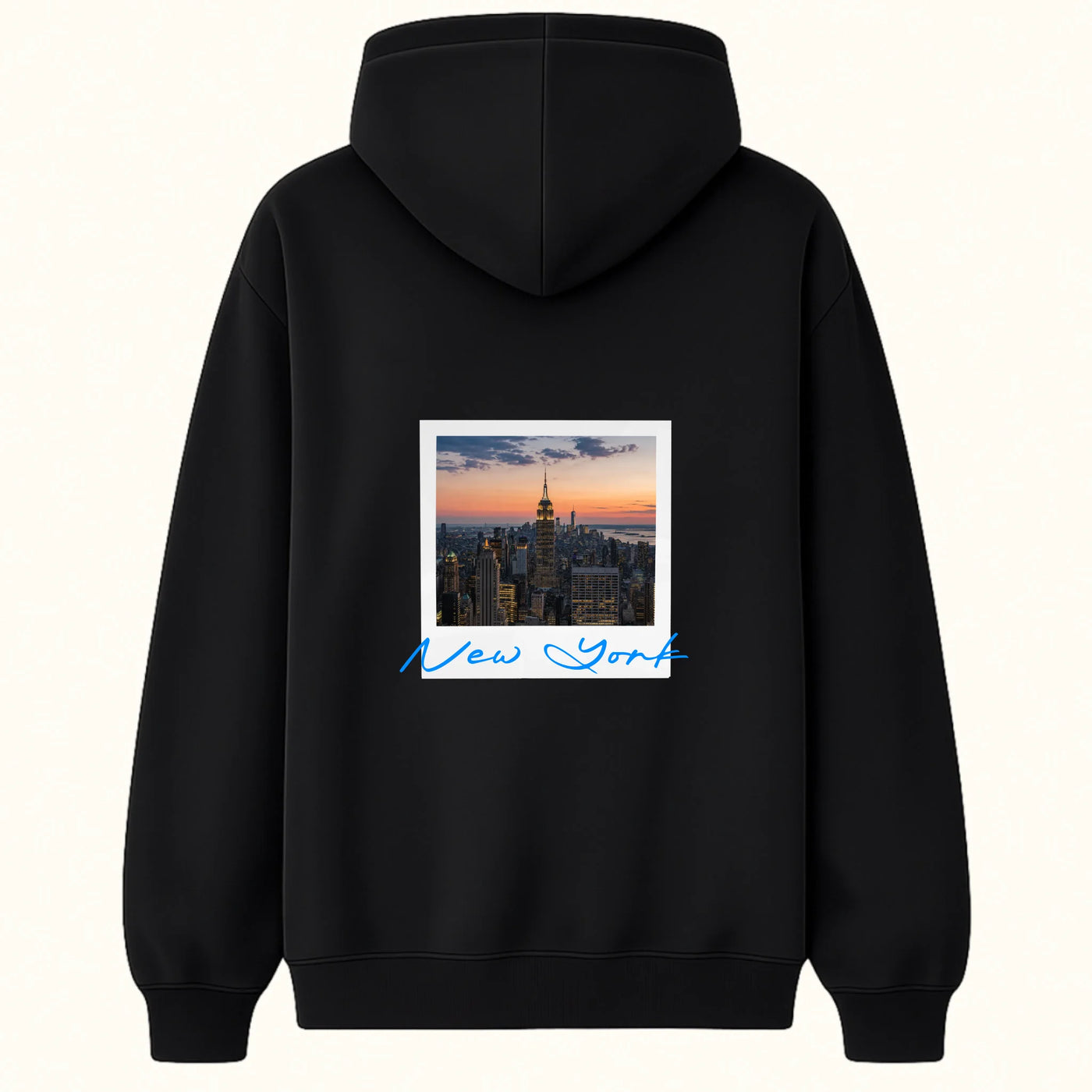 Polaroid Vacation Hoodie met Foto en Tekst