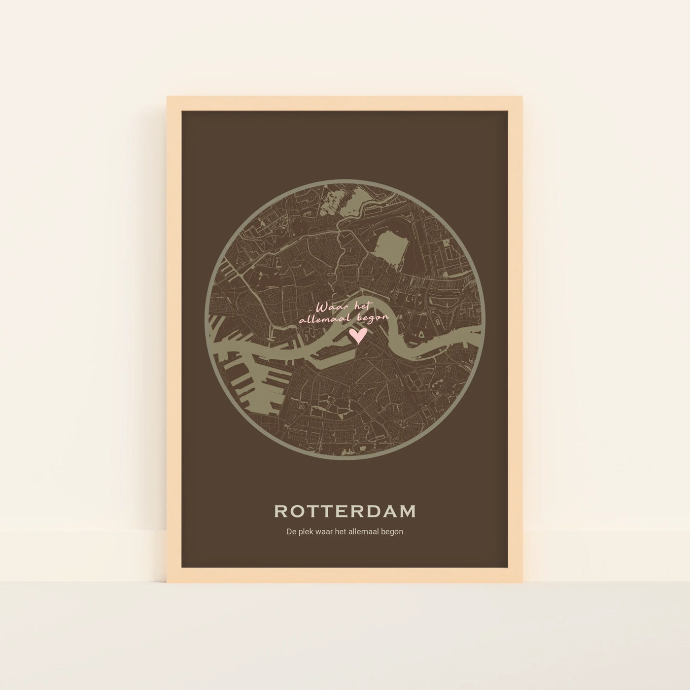 Waar Het Allemaal Begon Poster met Locatie en Tekst