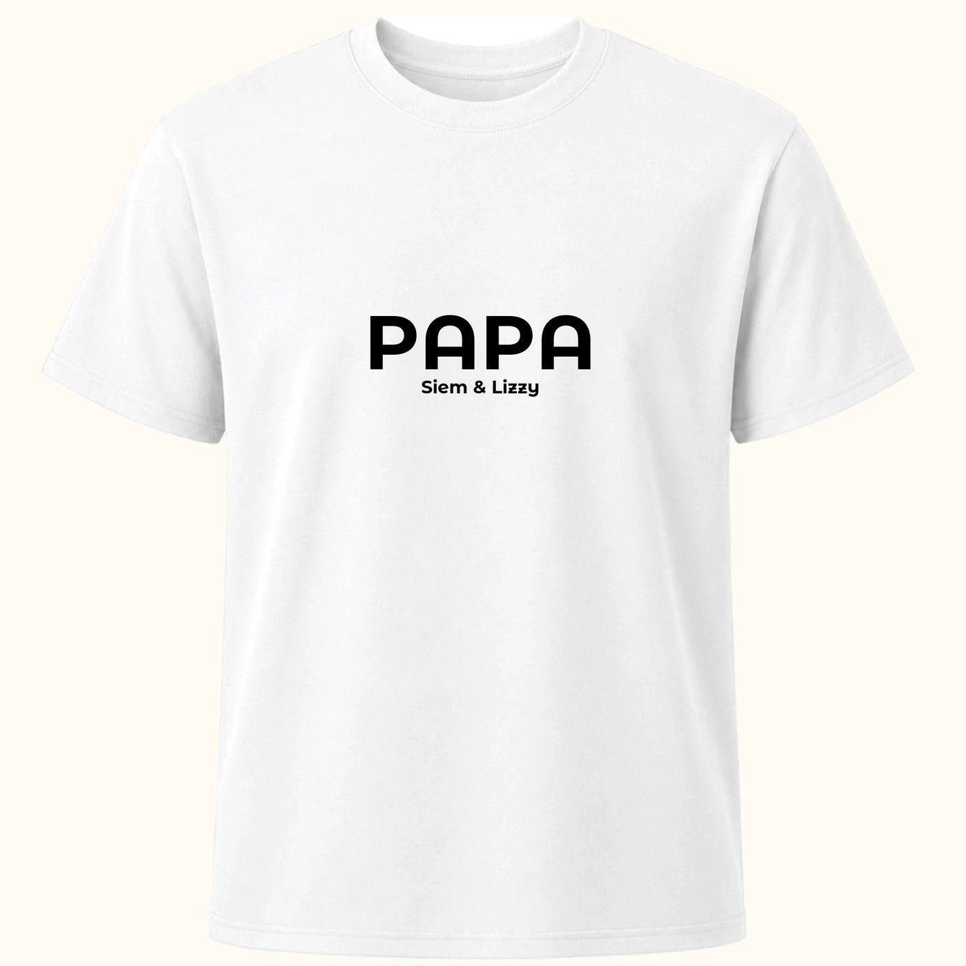 Papa T-Shirt met Namen