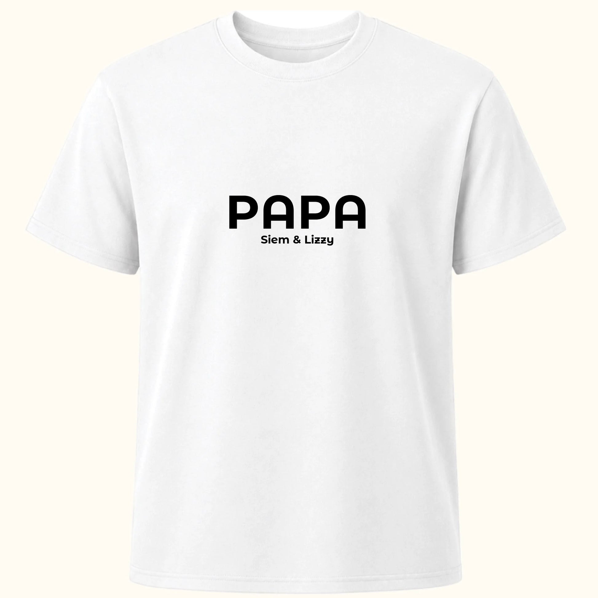 Papa T-Shirt met Namen