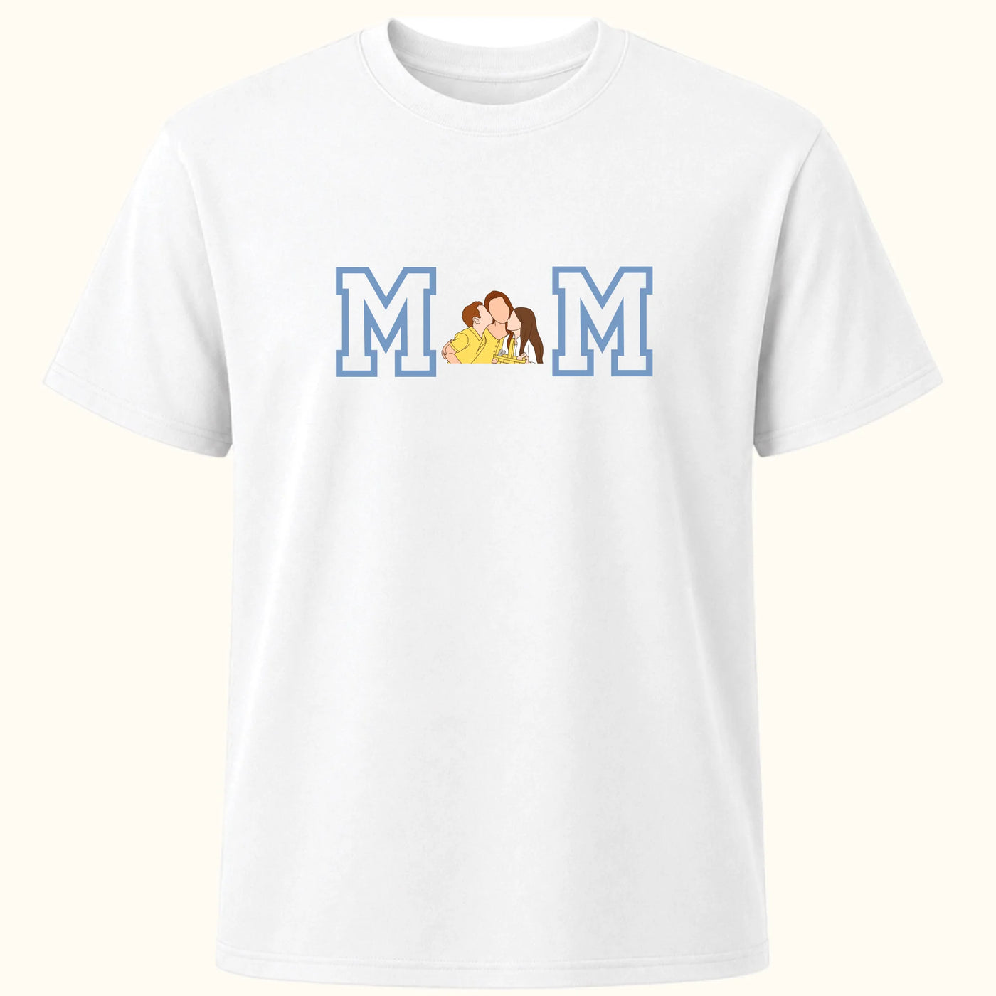 Mom T-shirt met Foto Illustratie