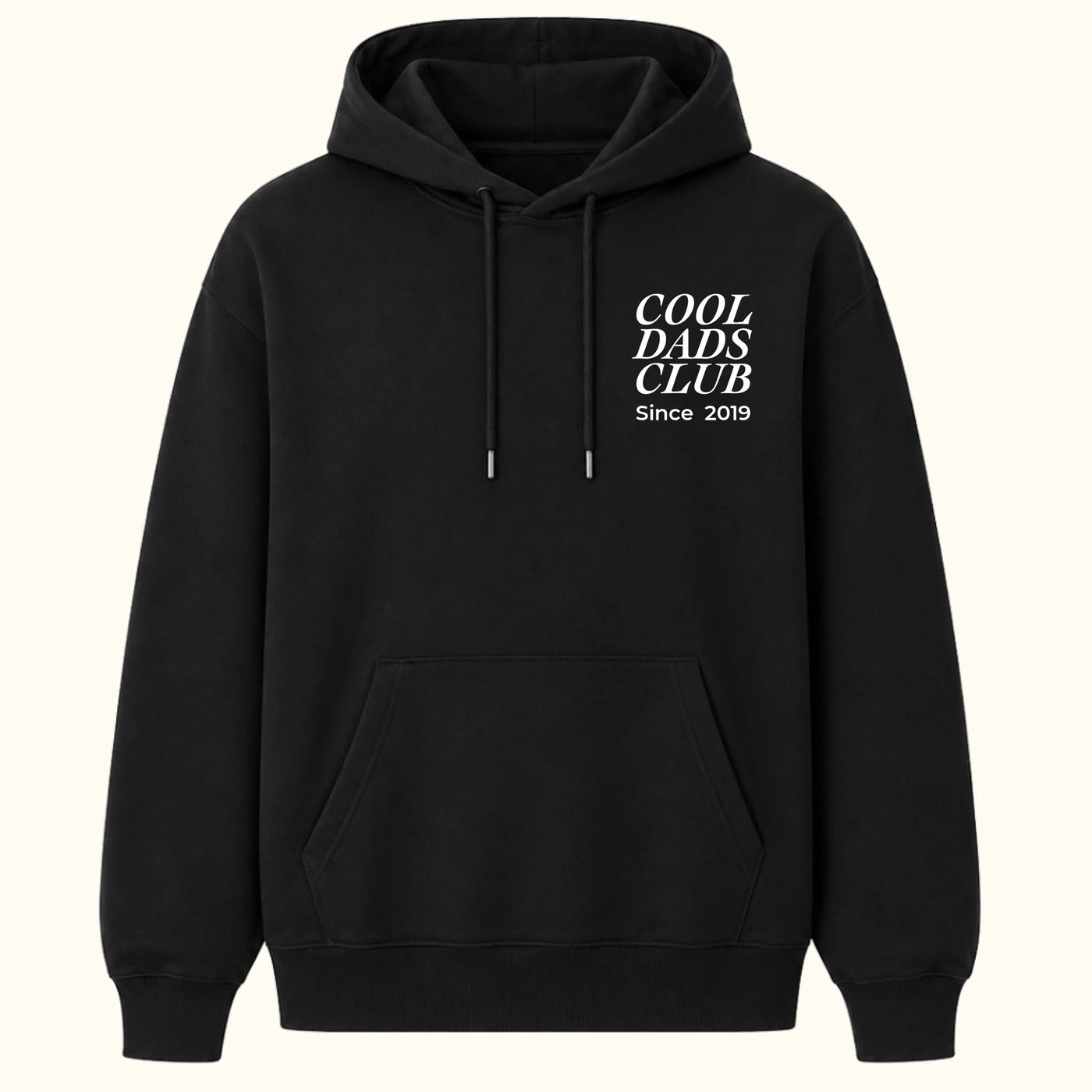 Cool Dads Club Geborduurde Hoodie met Jaartal