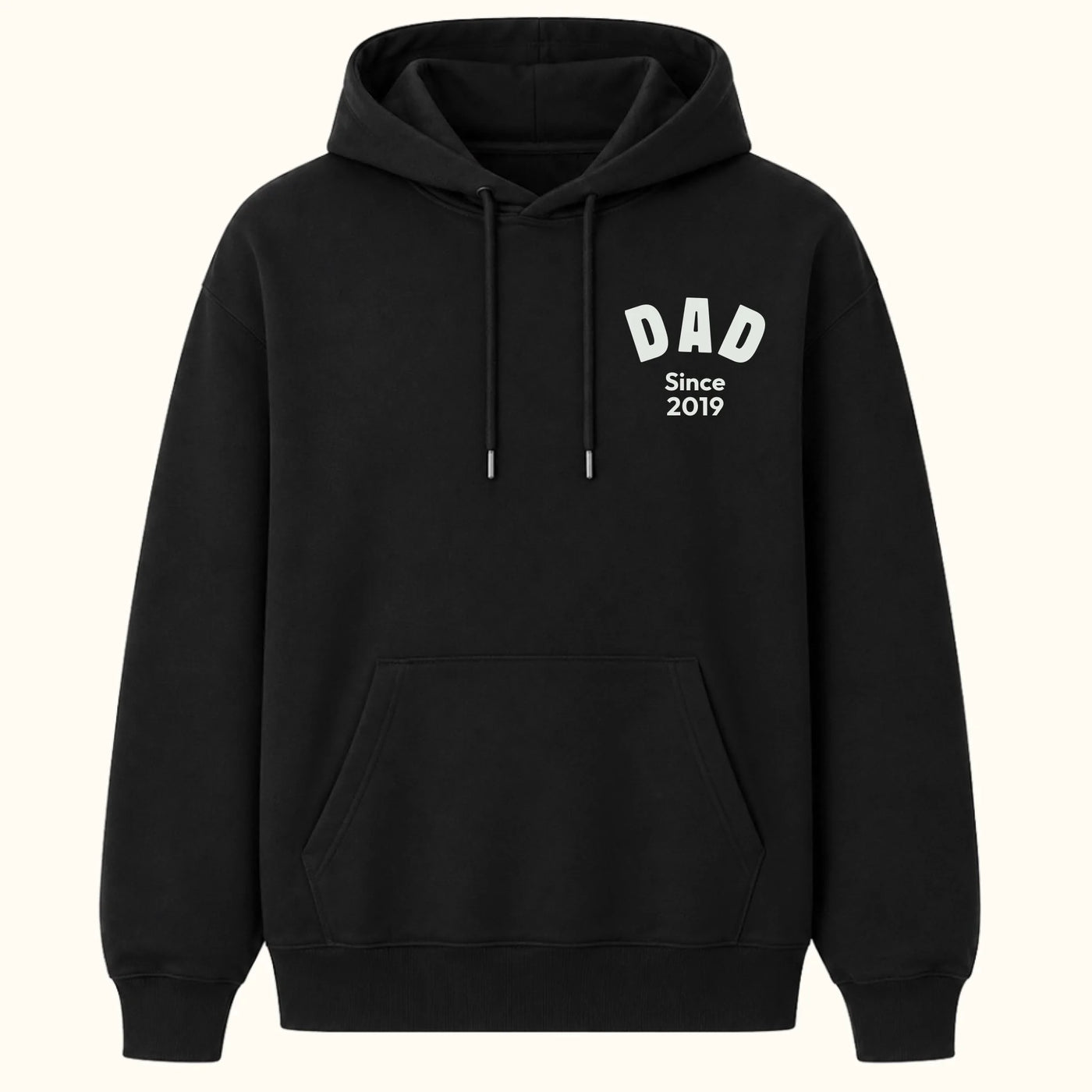 Dad Edition Geborduurde Hoodie met Jaartal