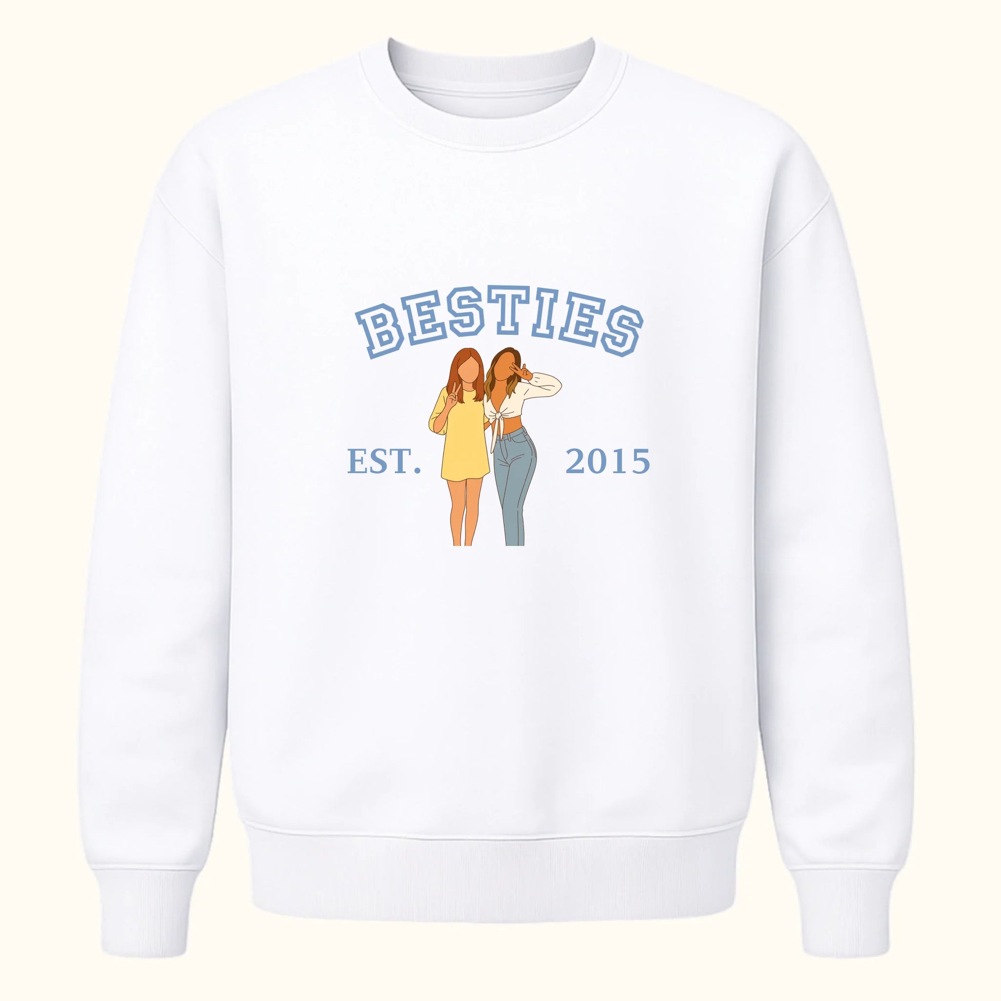 Sweater met eigen foto en titel