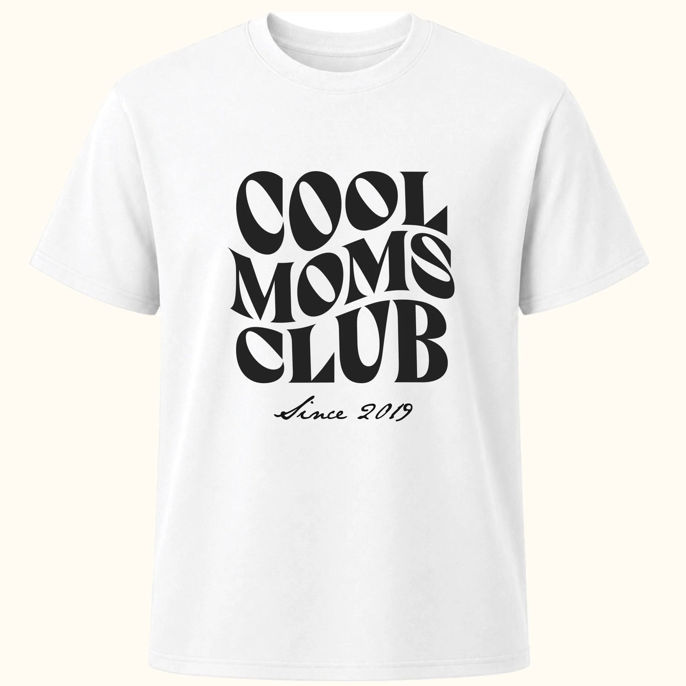 Cool Moms Club T-shirt met Jaartal
