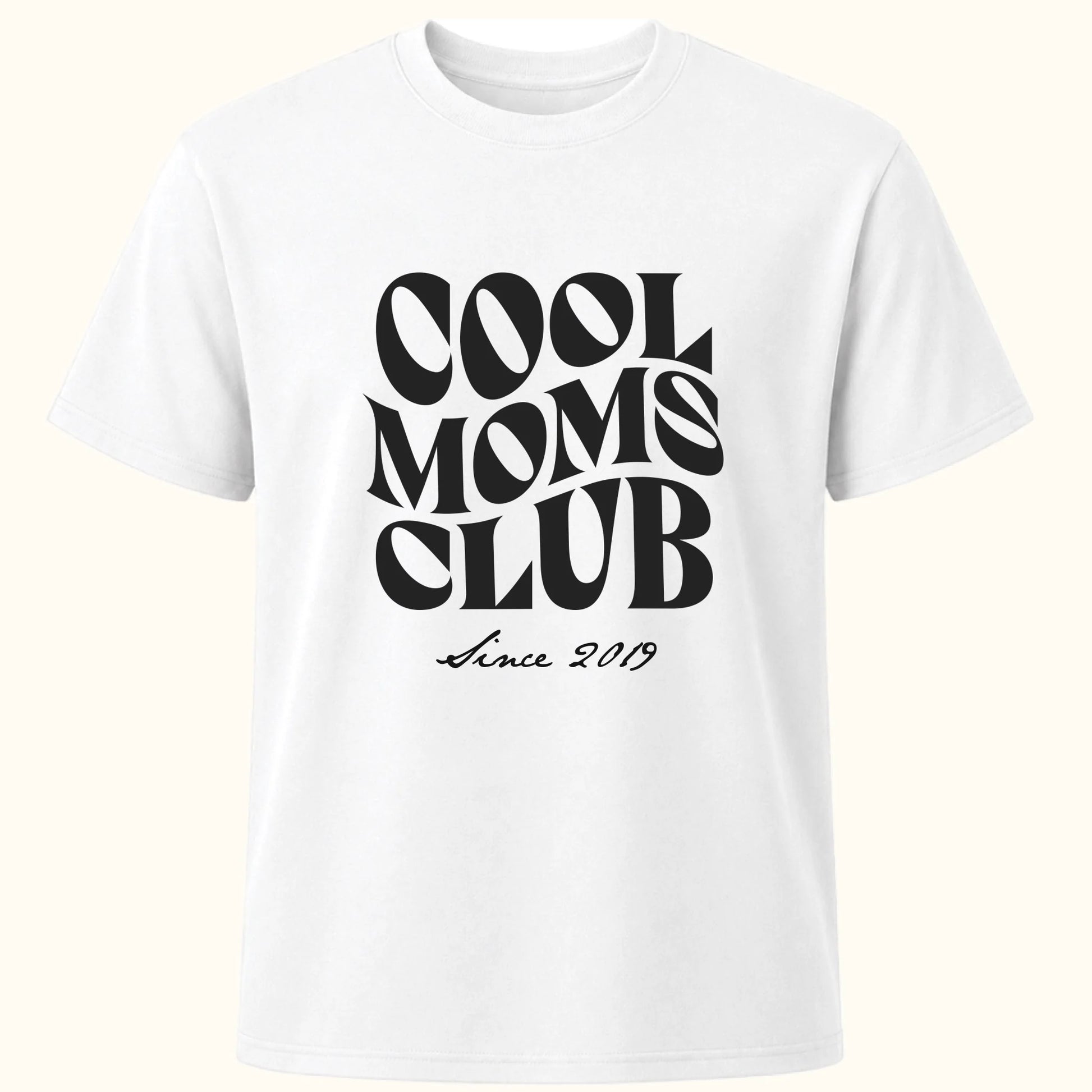Cool Moms Club T-shirt met Jaartal