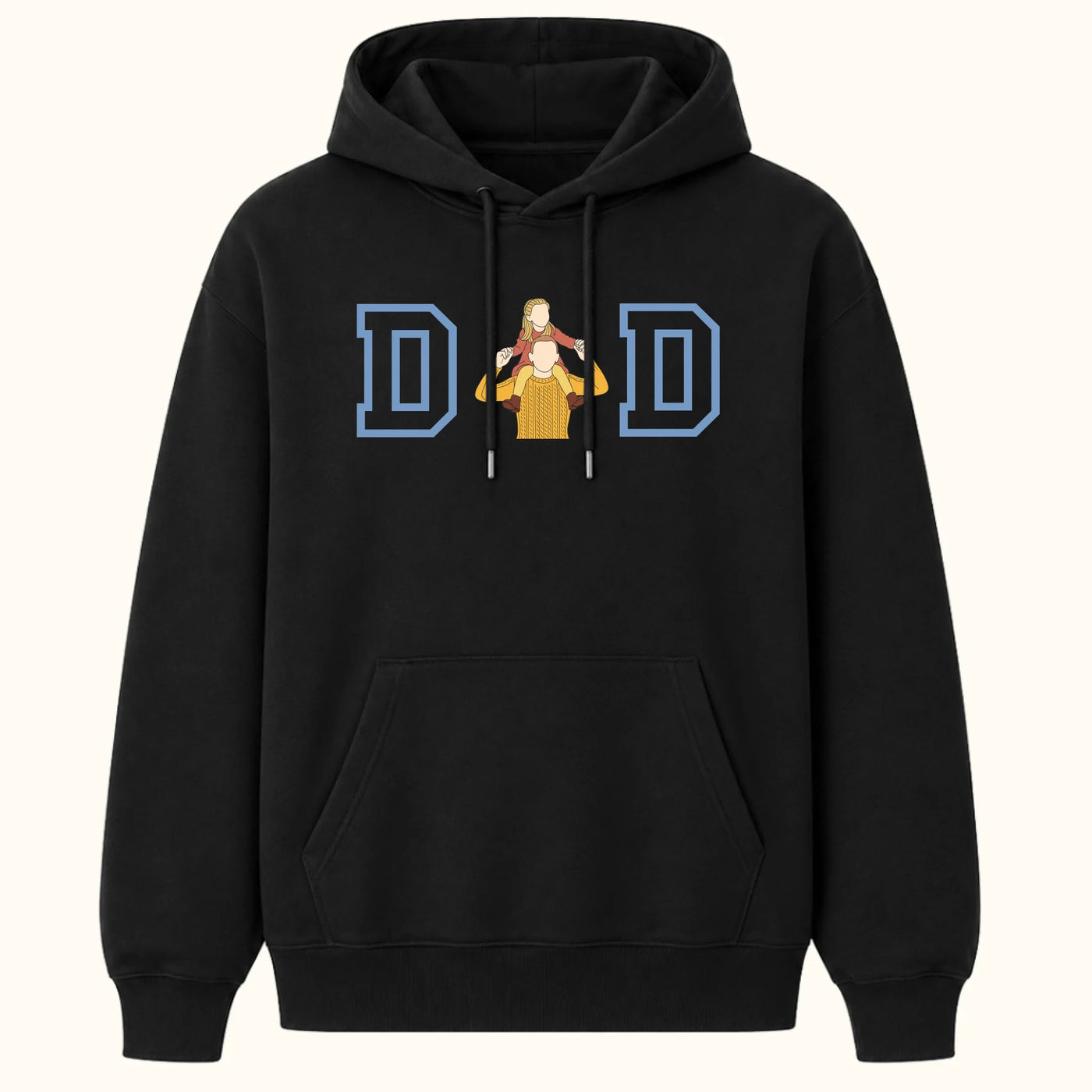 Dad Hoodie met Foto Illustratie