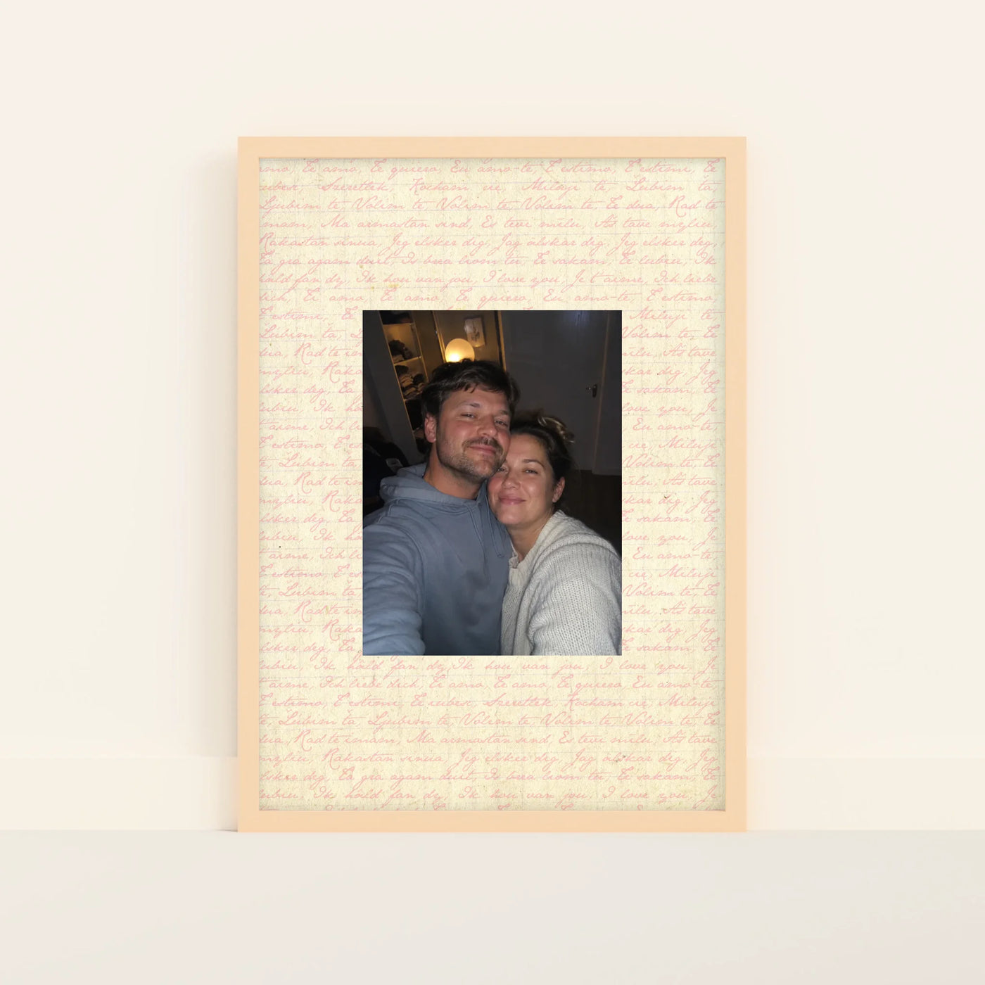 Te Amo Poster met Foto