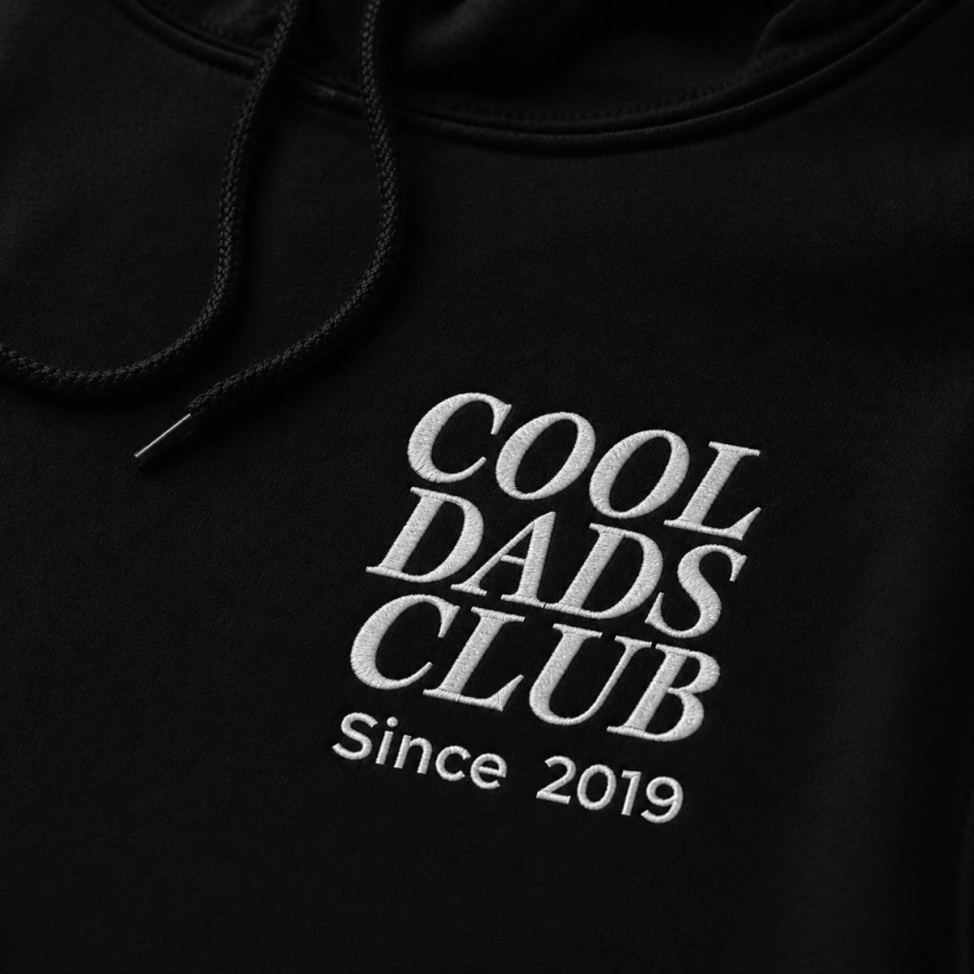 Cool Dads Club Geborduurde Hoodie met Jaartal