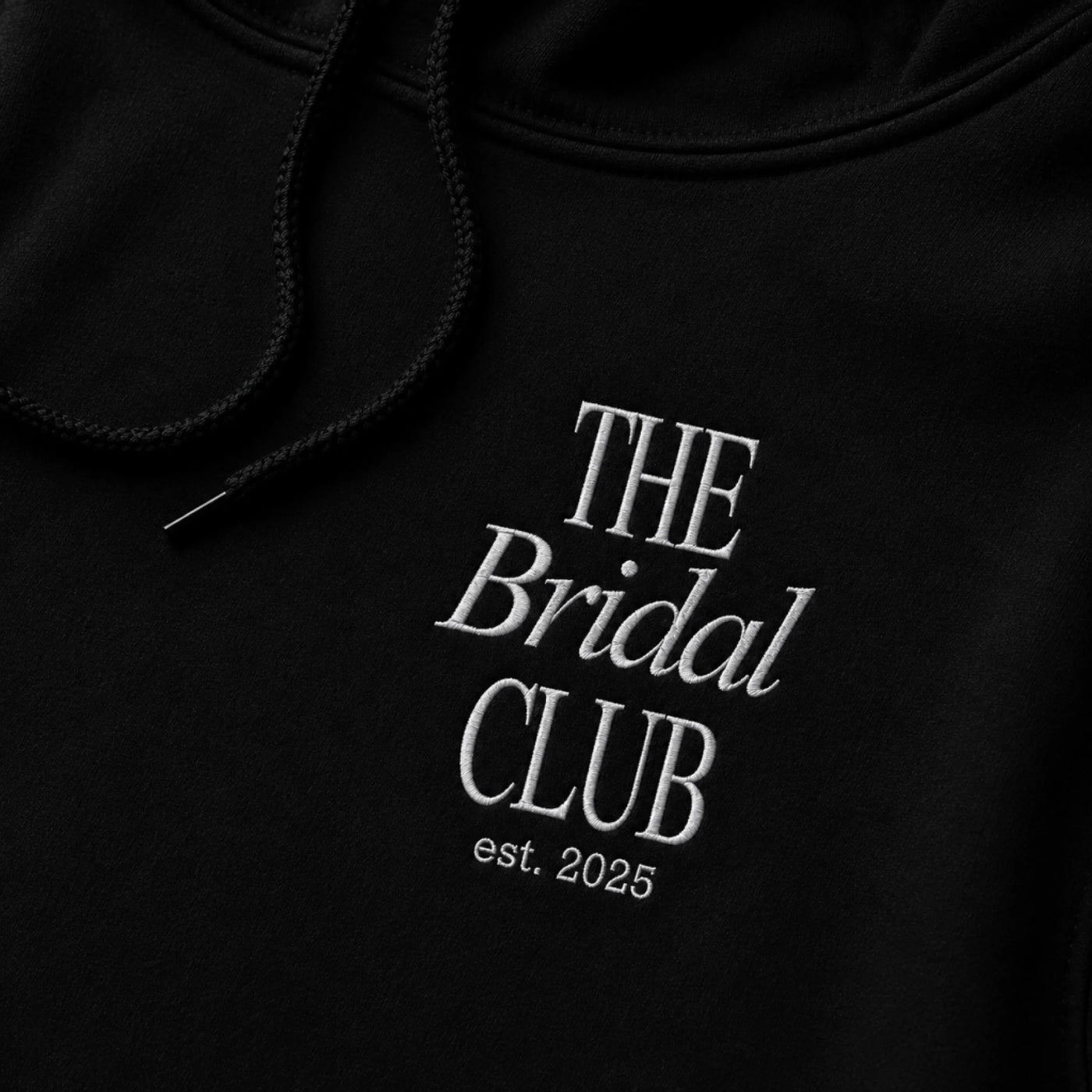 The Bridal Club Geborduurde Hoodie met Jaartal