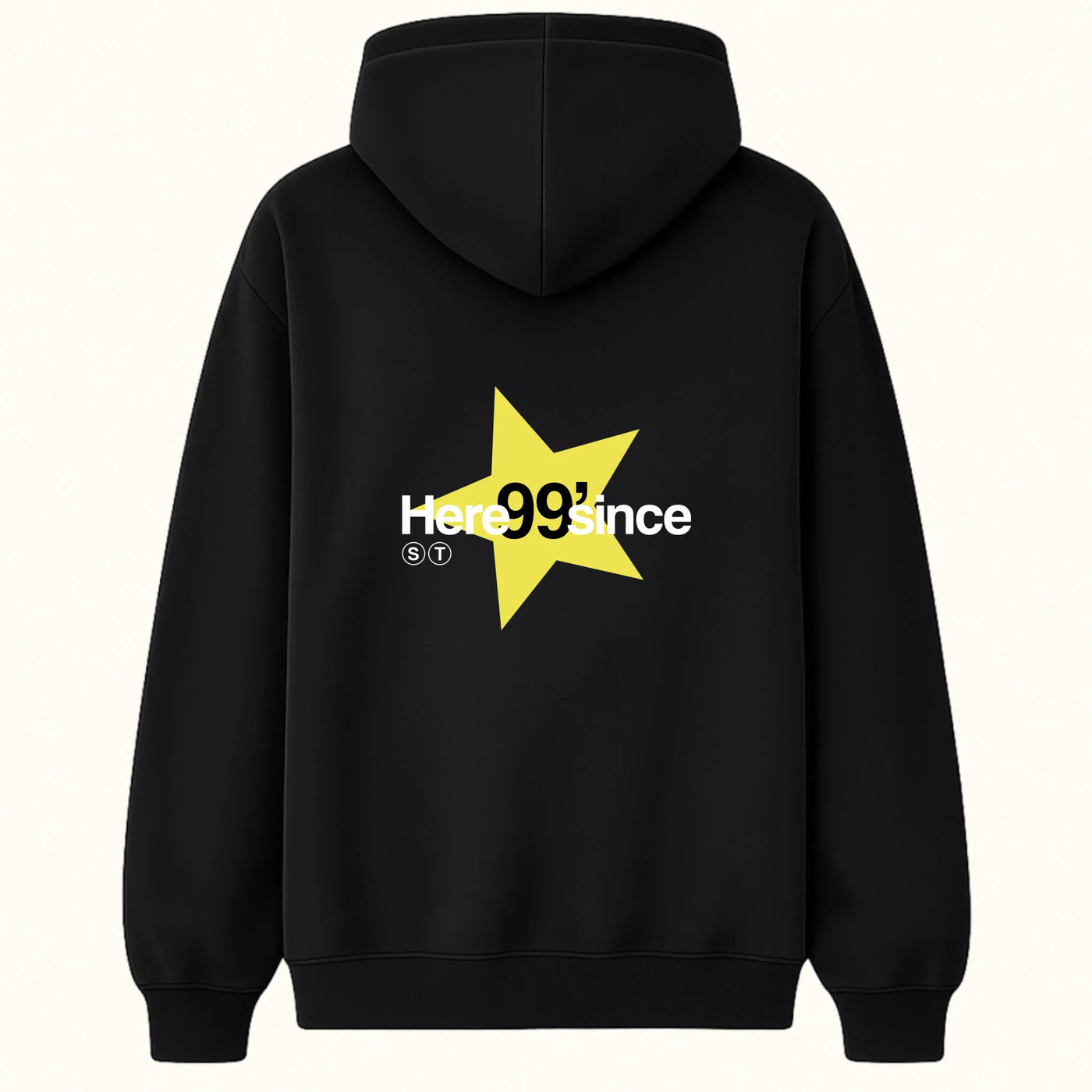 Since '99 Hoodie met Jaartal en Initialen