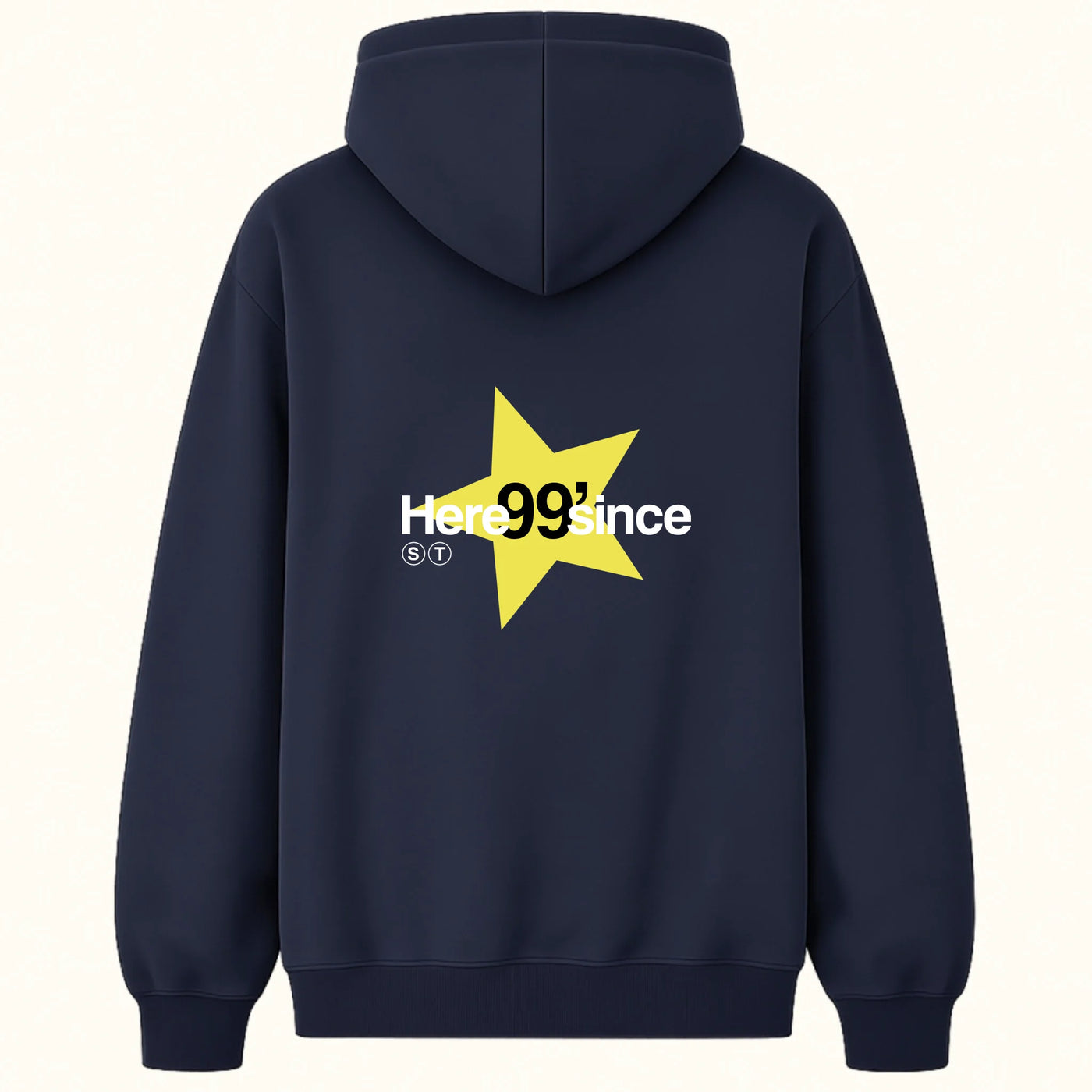 Since '99 Hoodie met Jaartal en Initialen