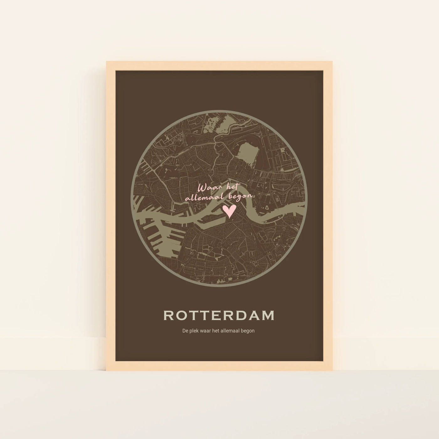 Waar Het Allemaal Begon Poster met Locatie en Tekst