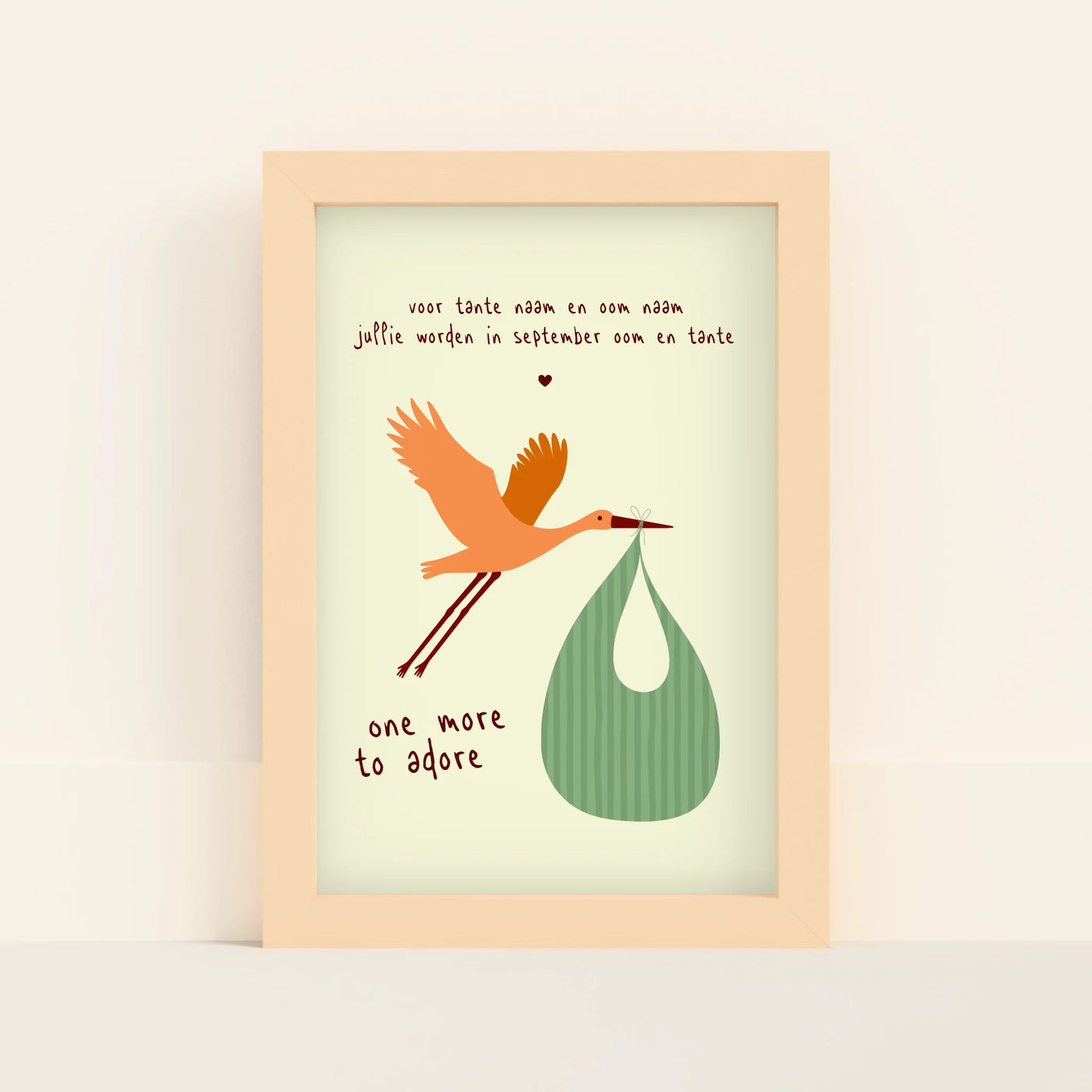 One More to Adore Poster met Naam en Tekst