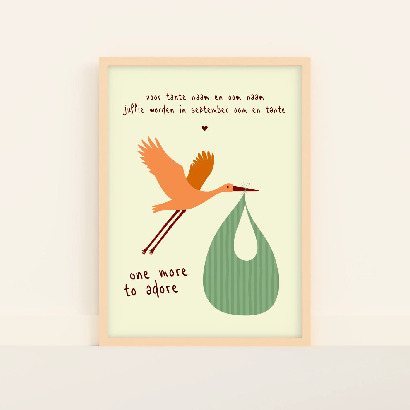 One More to Adore Poster met Naam en Tekst