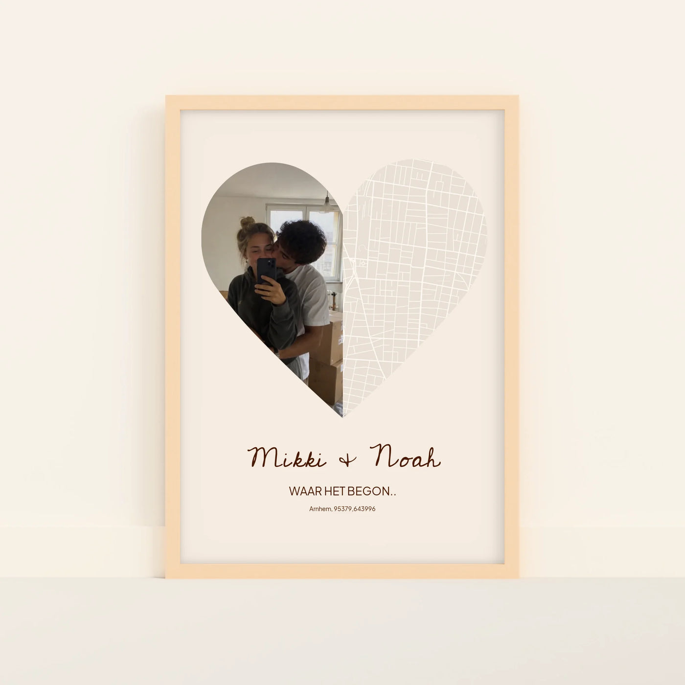 Found You Poster met Foto, Locatie & Tekst