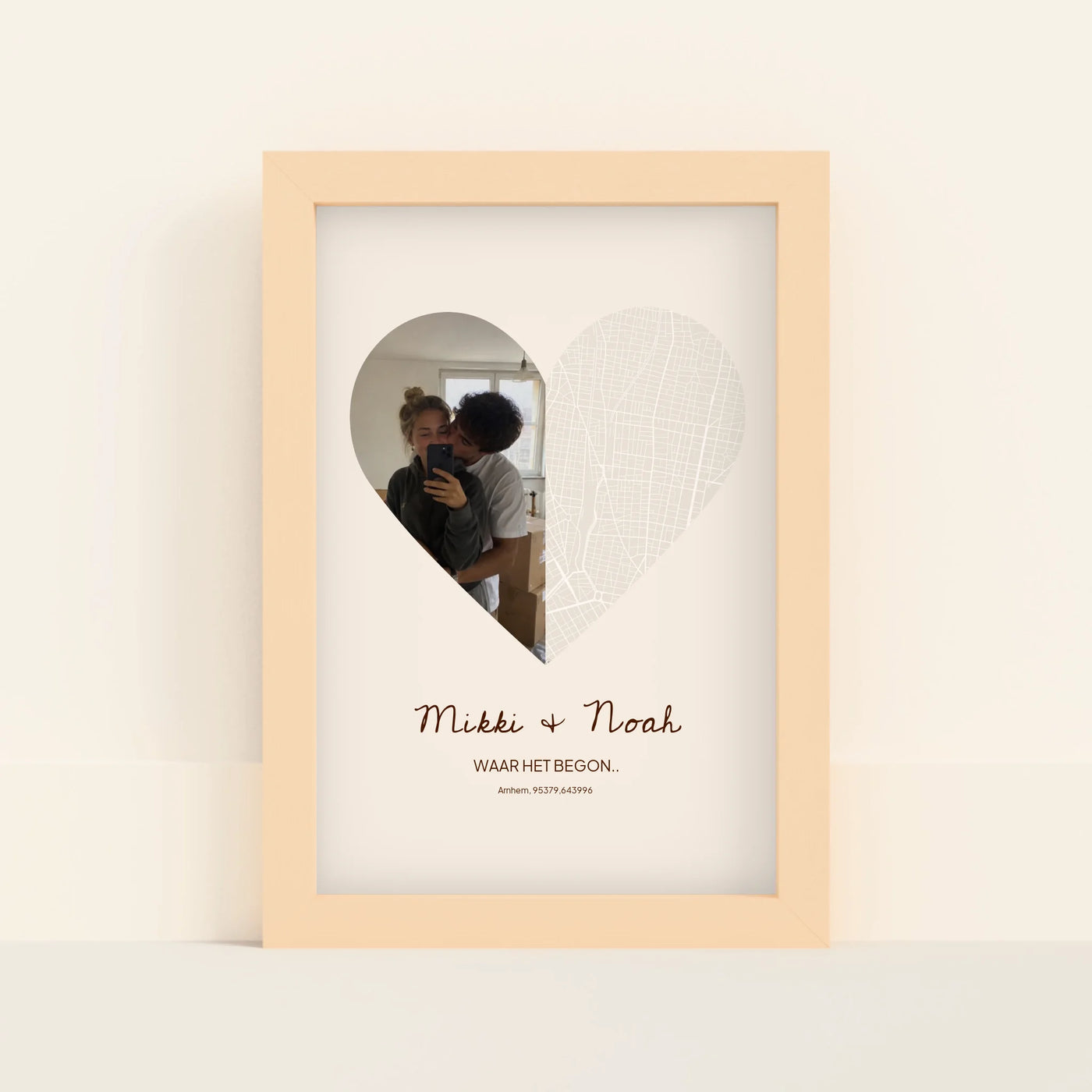 Found You Poster met Foto, Locatie & Tekst