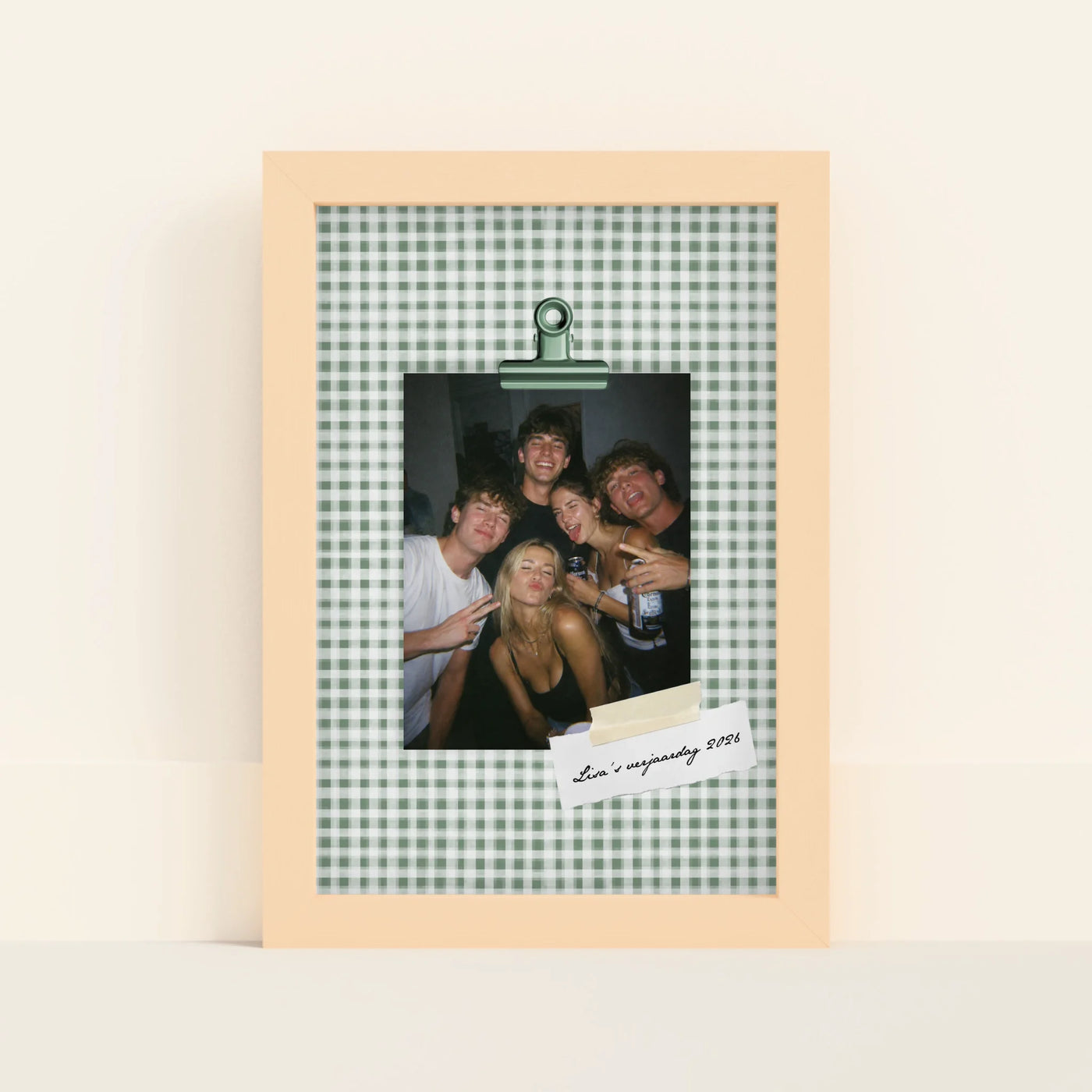 Scrapbook Moment Poster met Foto en Tekst