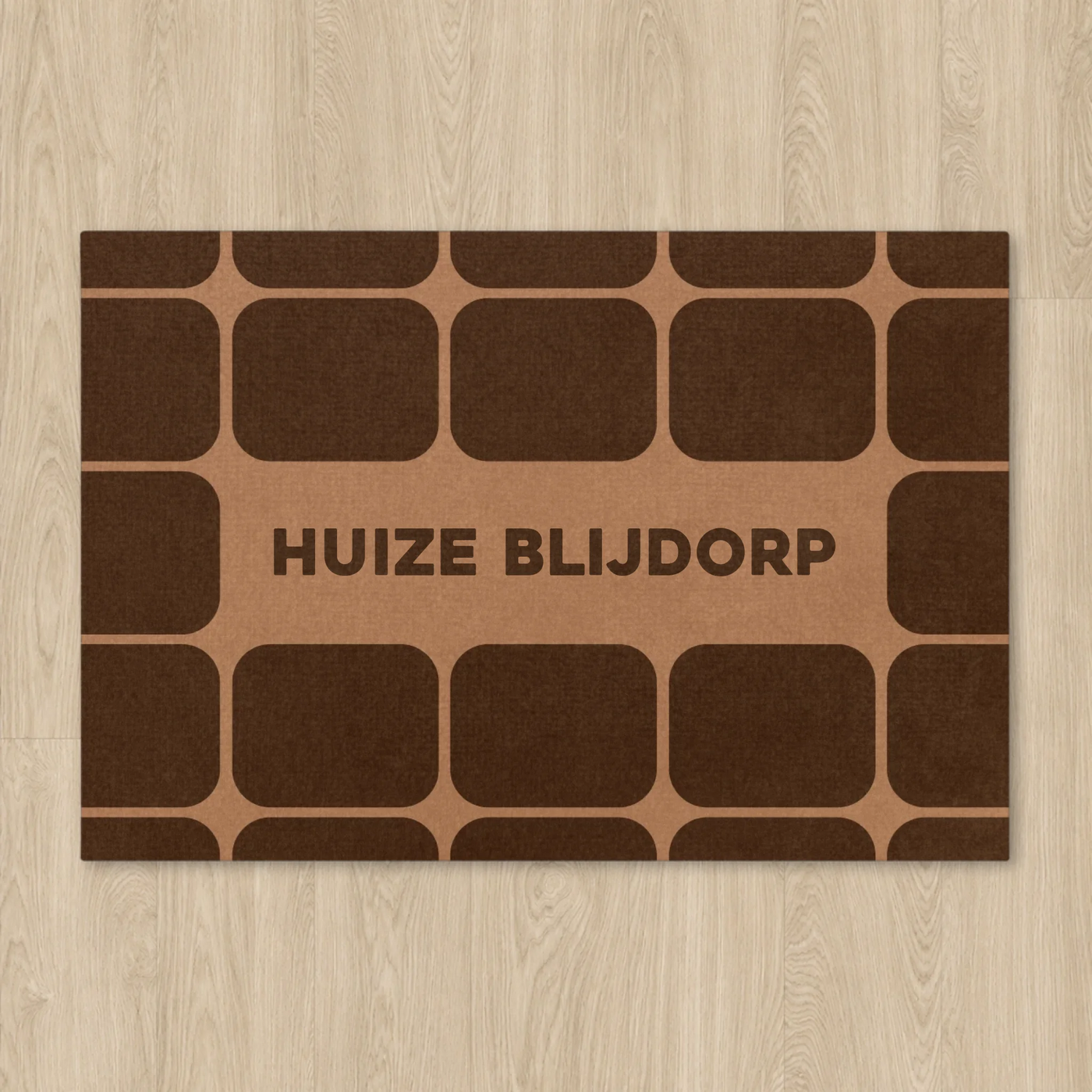 Luxe Shape Deurmat (Droogloopmat) met Naam