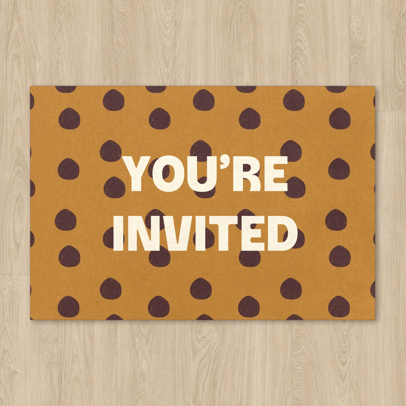 Luxe You’re Invited Deurmat (Droogloopmat) met Polkadots of Strepen