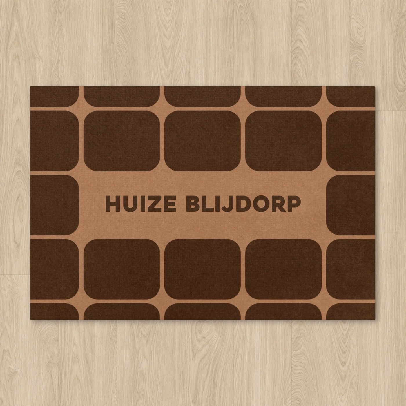Luxe Shape Deurmat (Droogloopmat) met Naam