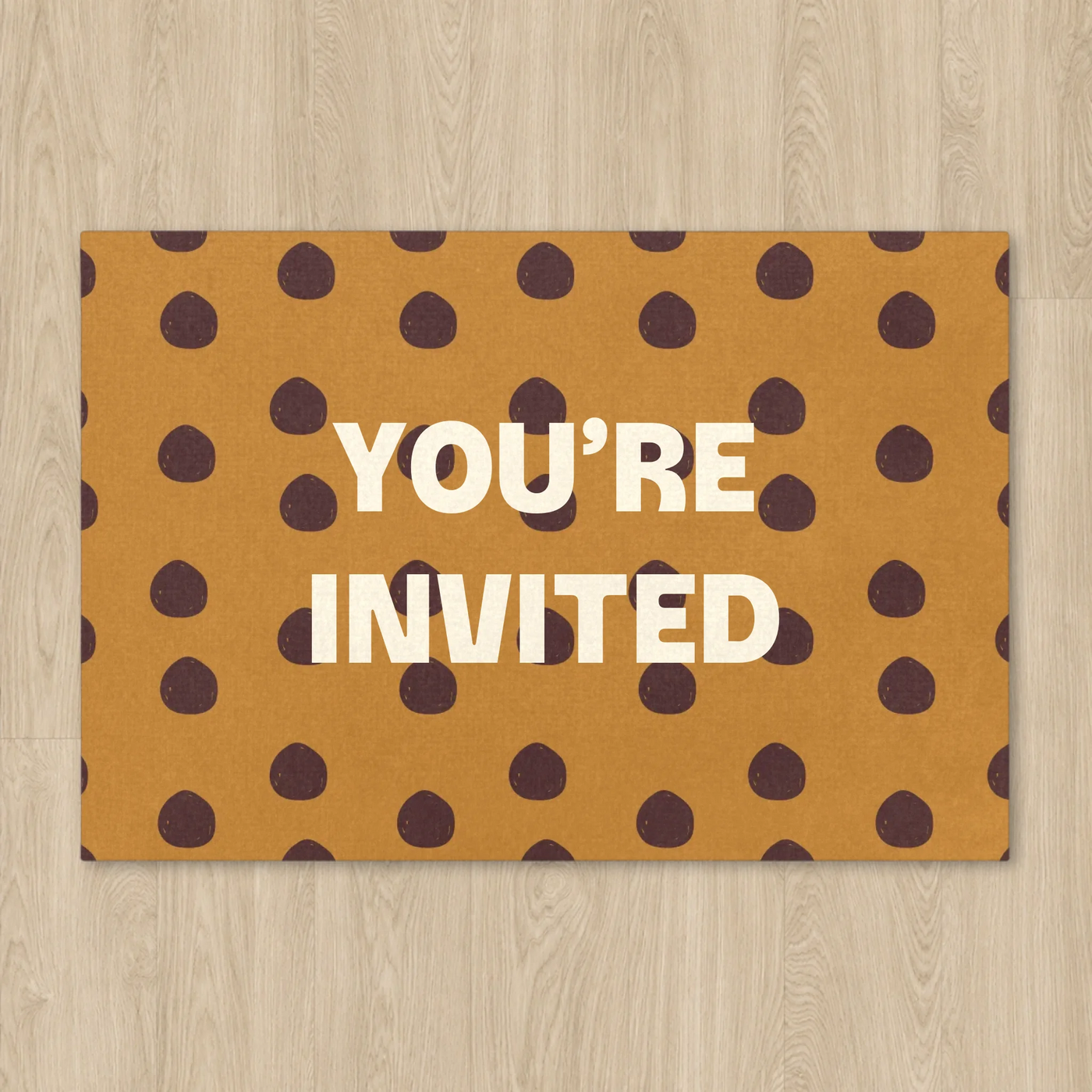 Luxe You’re Invited Deurmat (Droogloopmat) met Polkadots of Strepen