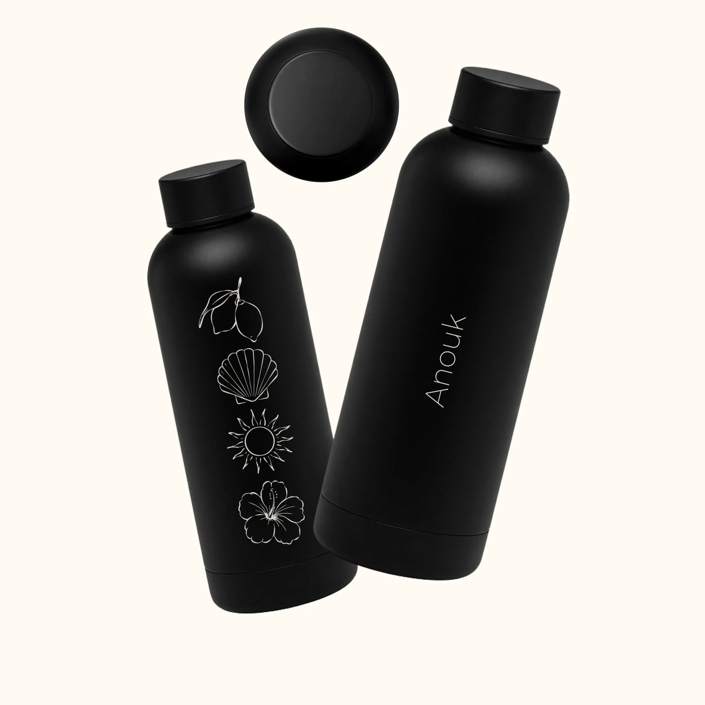 Summer Icon Waterfles (Stainless Steel) met Naam
