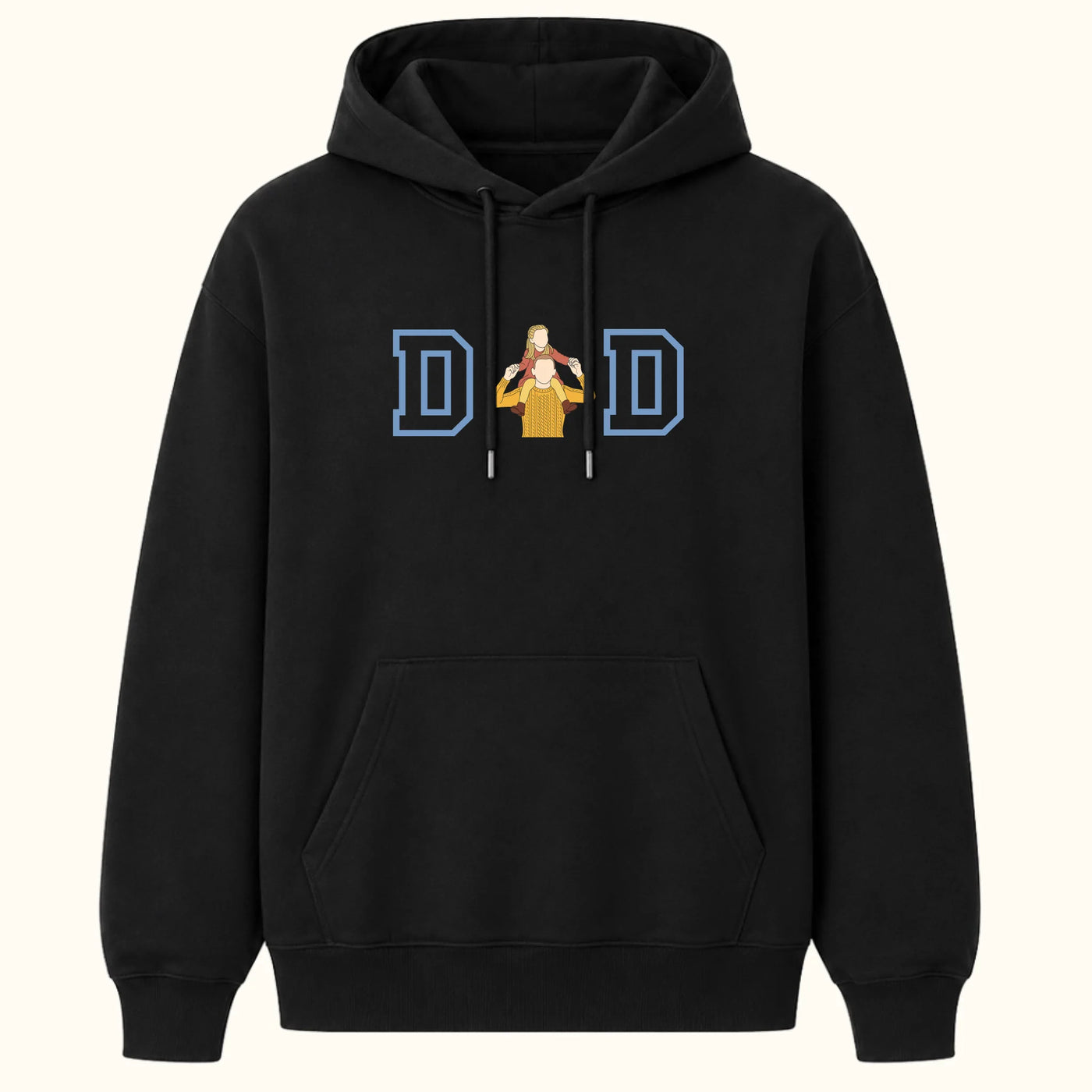 Dad Hoodie met Foto Illustratie