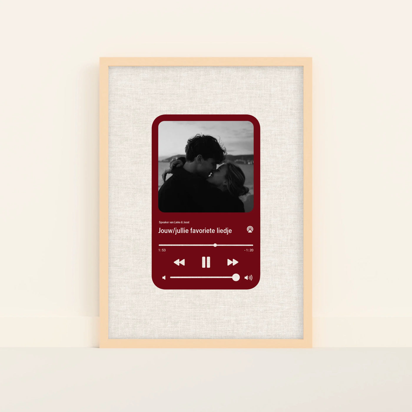 Playlist Poster met Foto, Namen en Titel