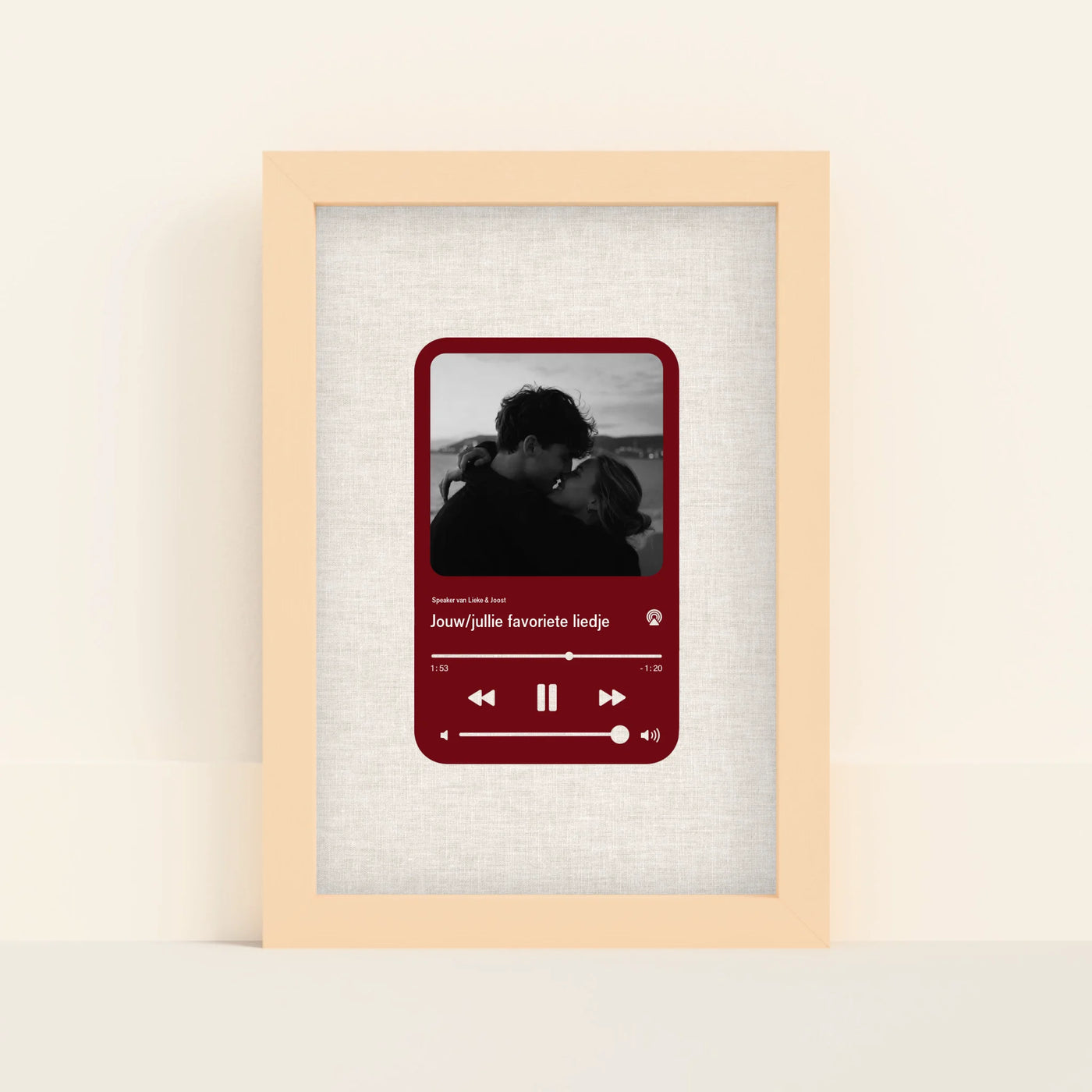 Playlist Poster met Foto, Namen en Titel