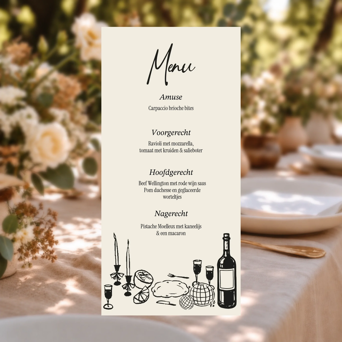 menucard mockup din large